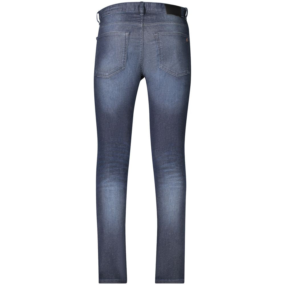 Hugo Boss – Slim Fit-Jeans aus blauer Baumwolle für Herren