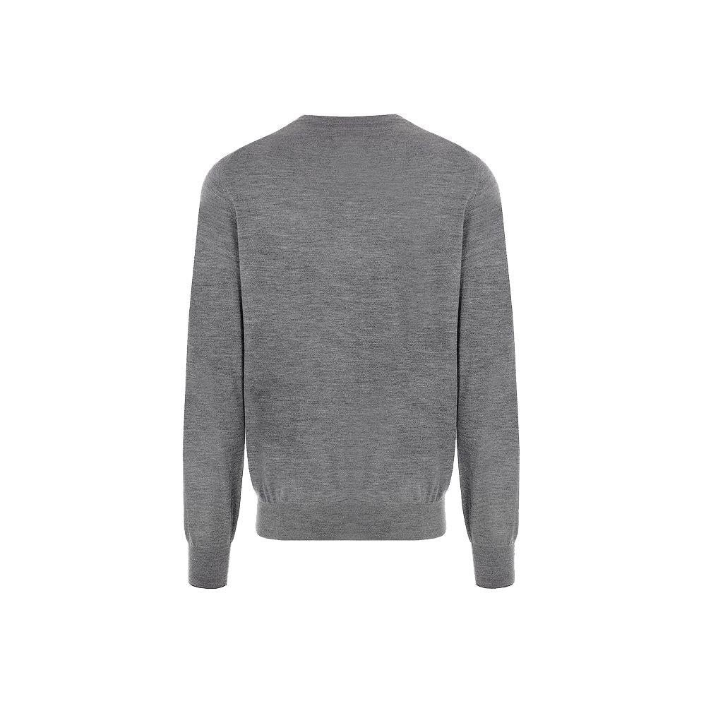 Pull homme en cachemire gris Brunello Cucinelli