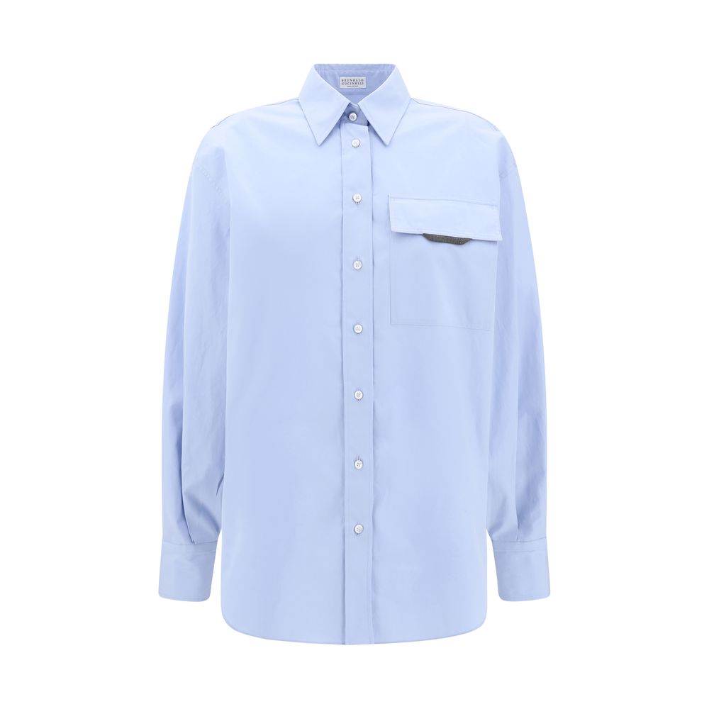 Hemd von Brunello Cucinelli mit ikonischem Schmuckdetail