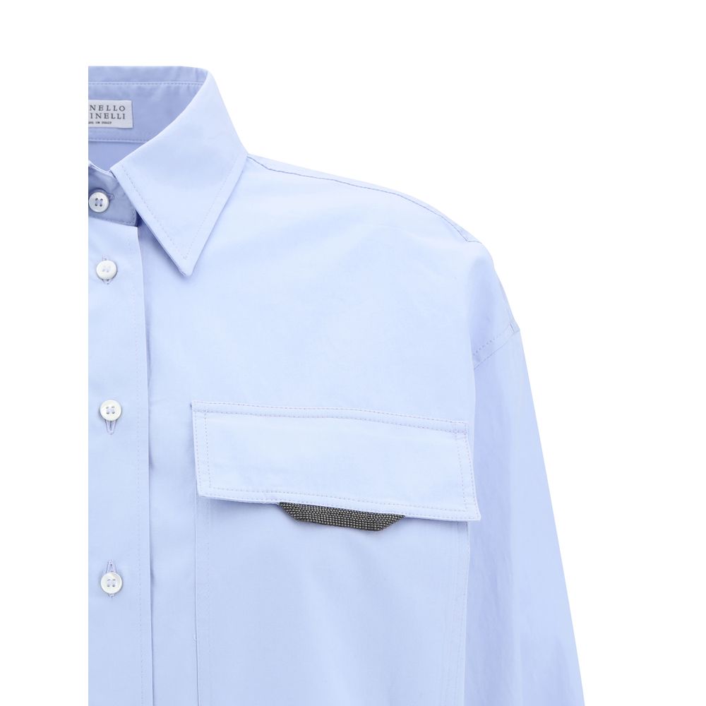 Hemd von Brunello Cucinelli mit ikonischem Schmuckdetail