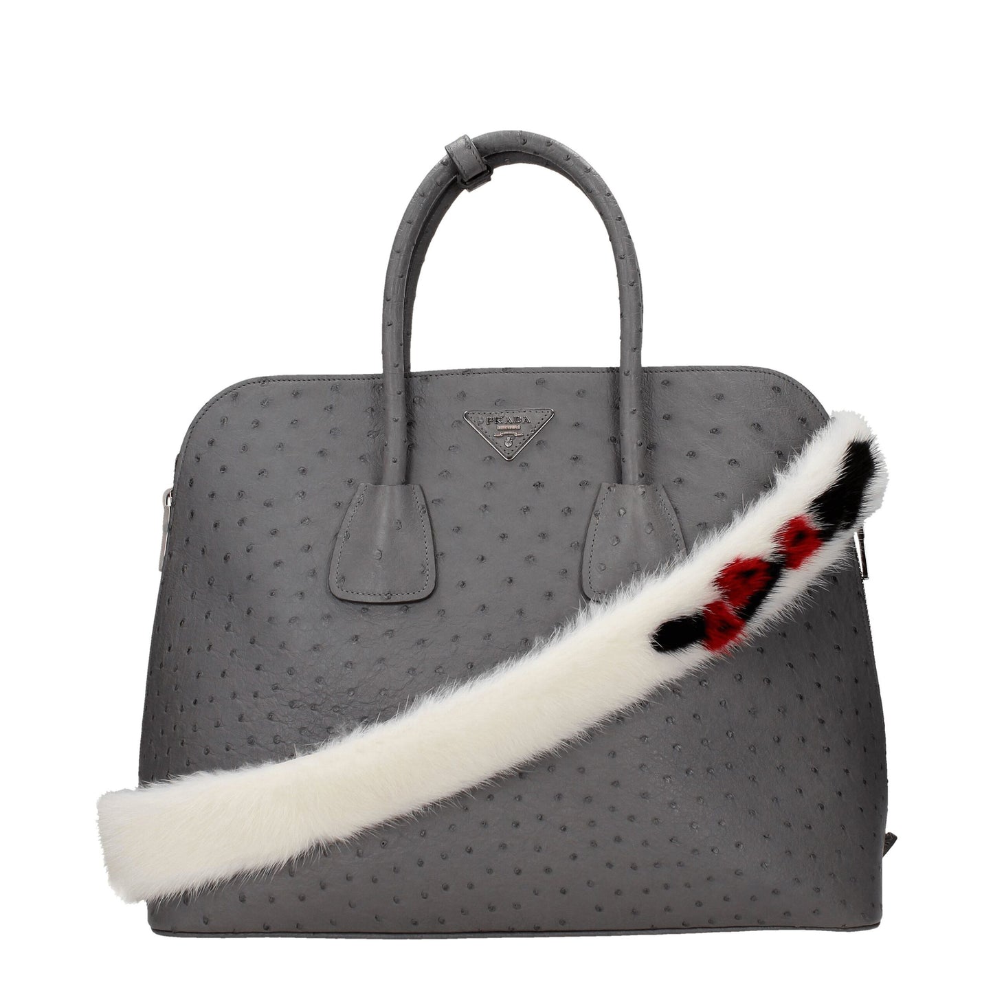 Prada Weiße Leder-Umhängetaschen