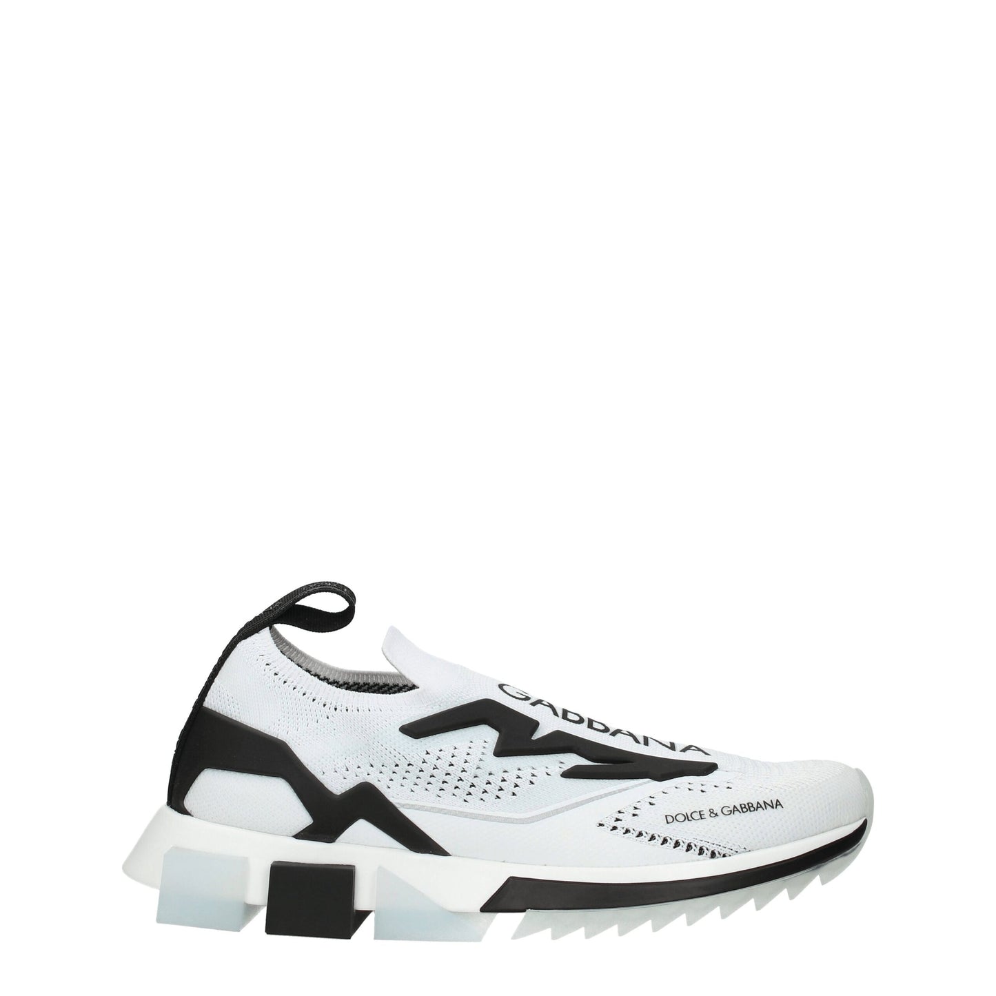 Baskets de sport en tissu blanc Dolce & Gabbana
