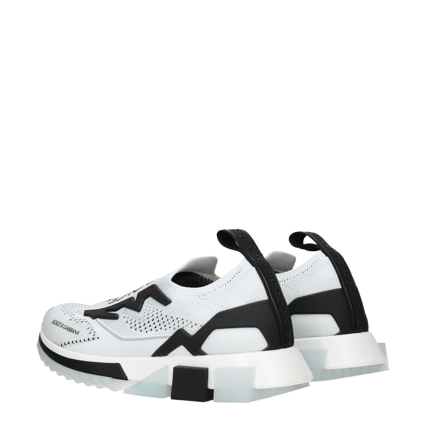 Baskets de sport en tissu blanc Dolce & Gabbana