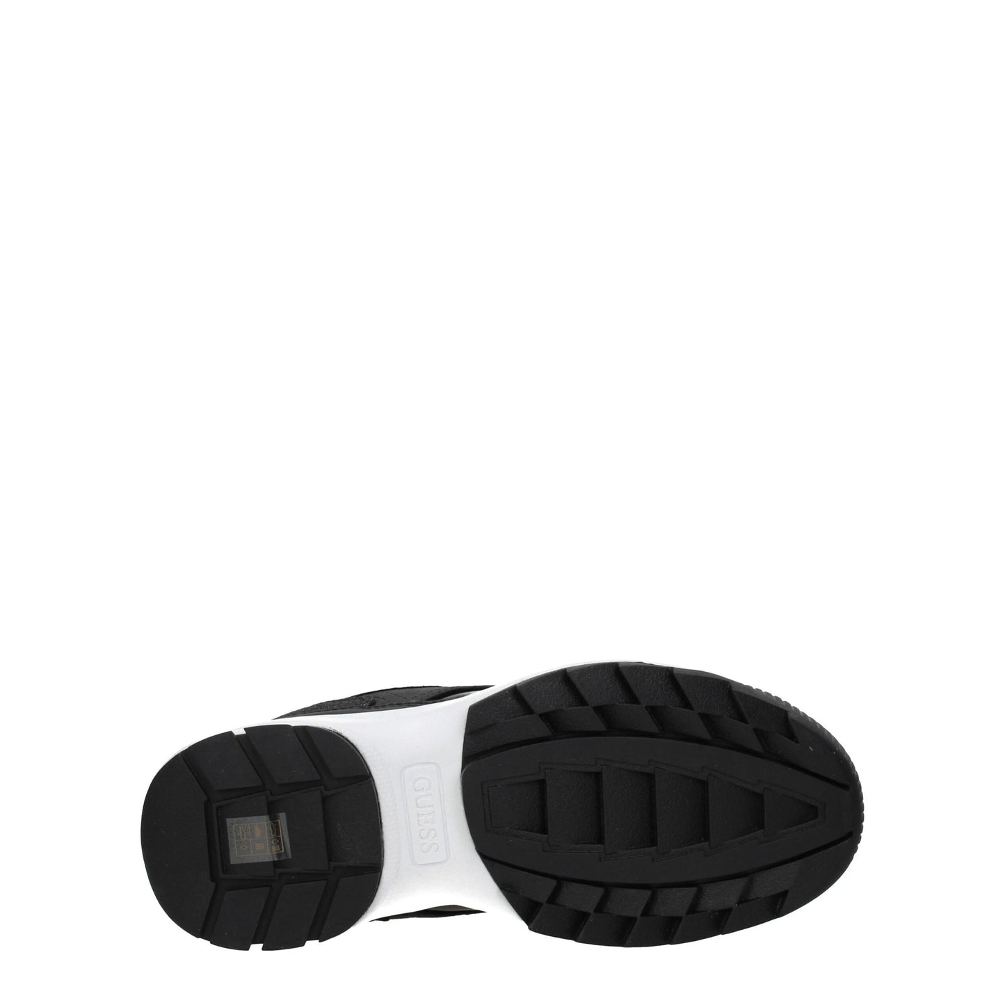Guess – Schwarze, klobige Sneakers aus Polyethylen