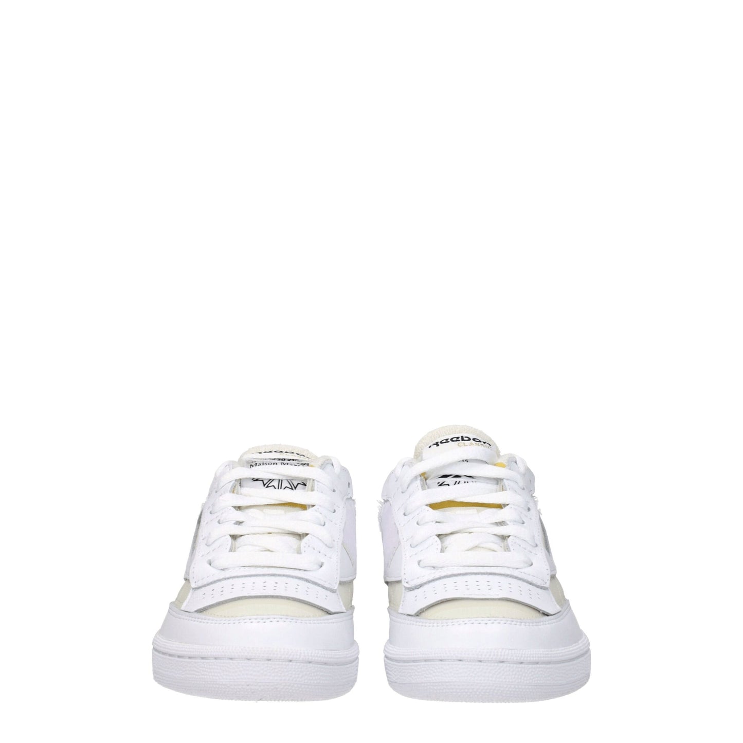 Maison Margiela – Niedrige Sneakers aus weißem Stoff