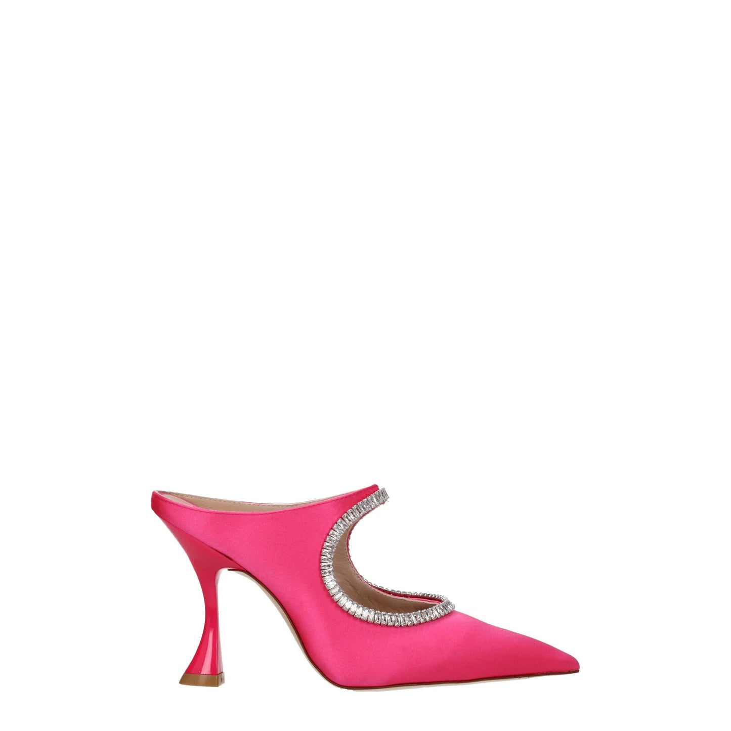 Stuart Weitzman – Rosa Satin-Sandalen mit Stilettoabsatz