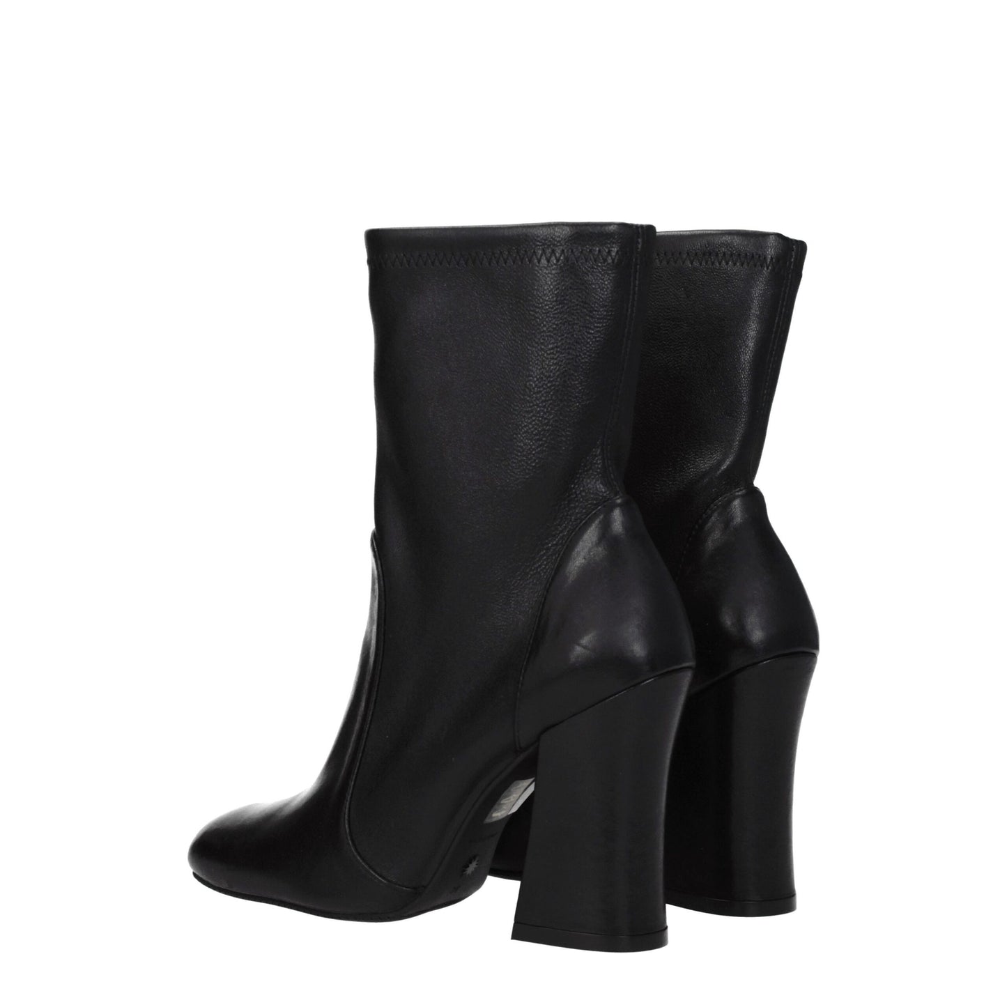 Stuart Weitzman – Schwarze Lederstiefeletten