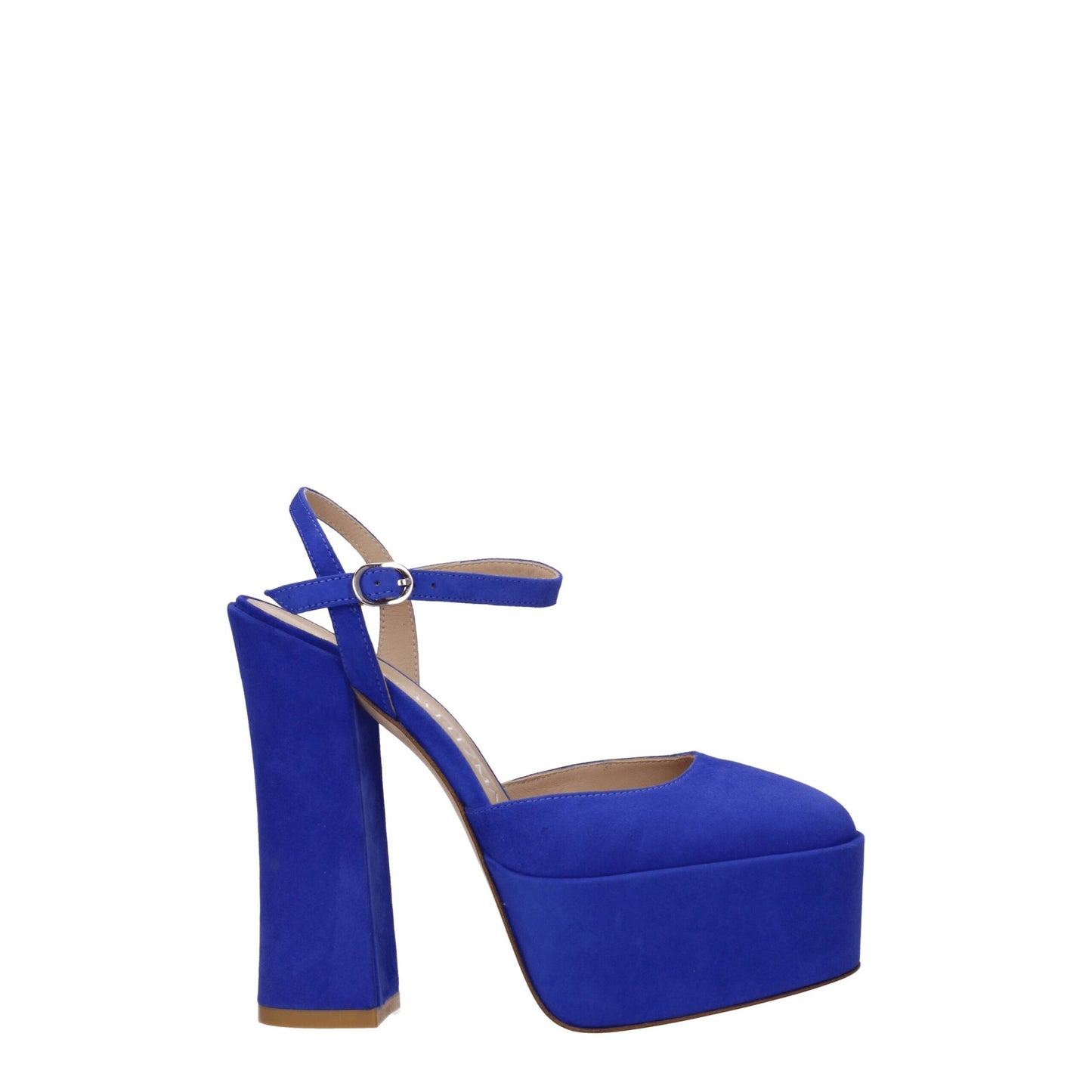 Stuart Weitzman - Plateformes en cuir bleu