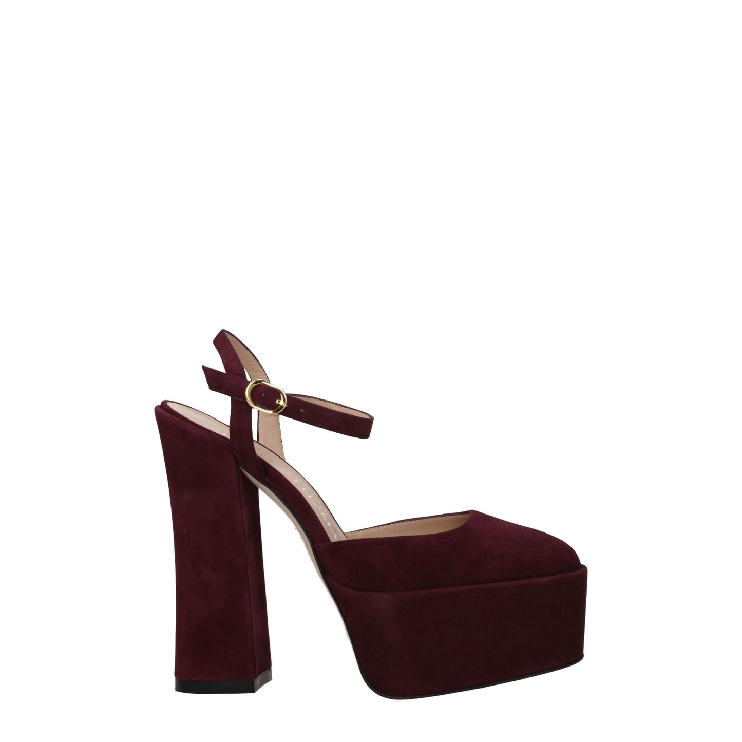Stuart Weitzman - Plateformes en cuir rouge