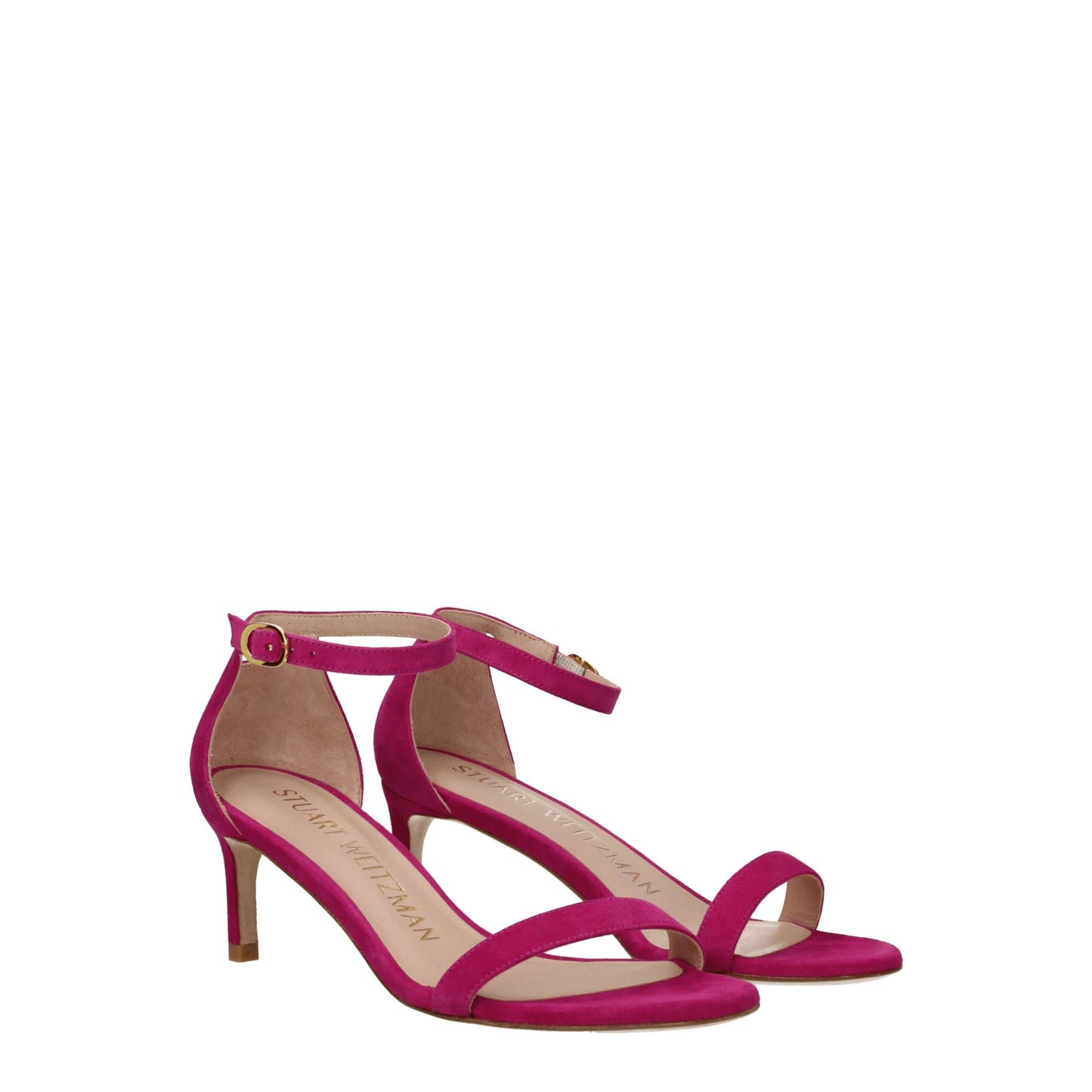 Stuart Weitzman - Plateformes en cuir rose