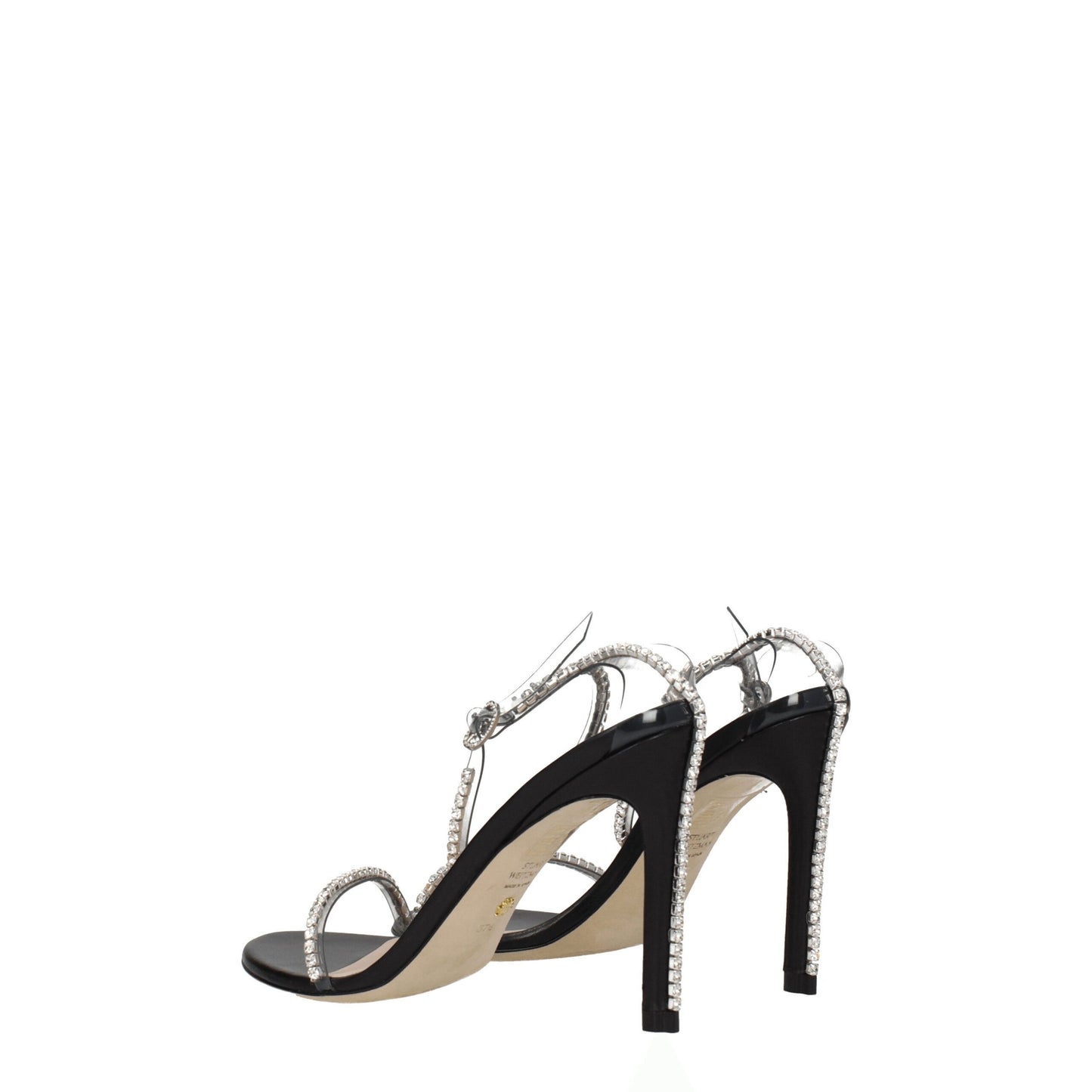 Stuart Weitzman Transparente PVC-Stiletto-Sandalen
