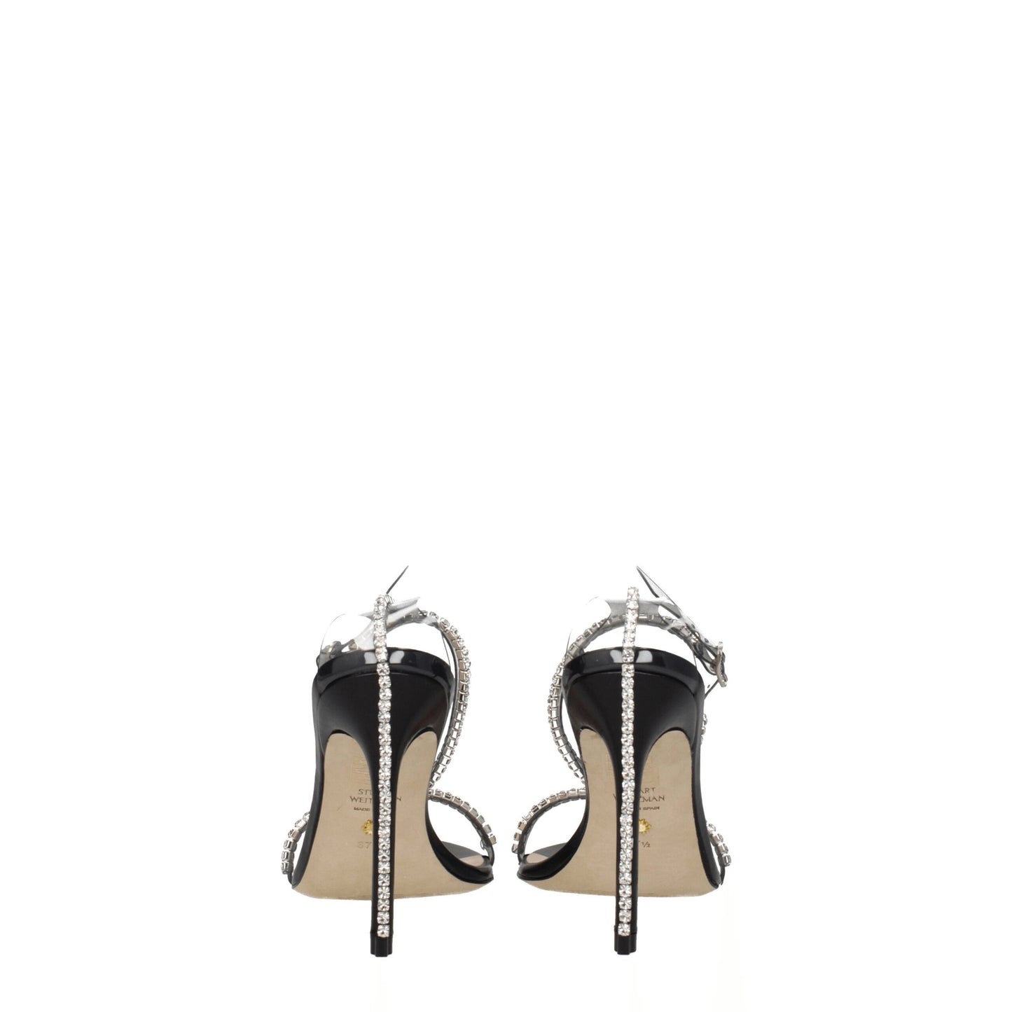 Stuart Weitzman Transparente PVC-Stiletto-Sandalen