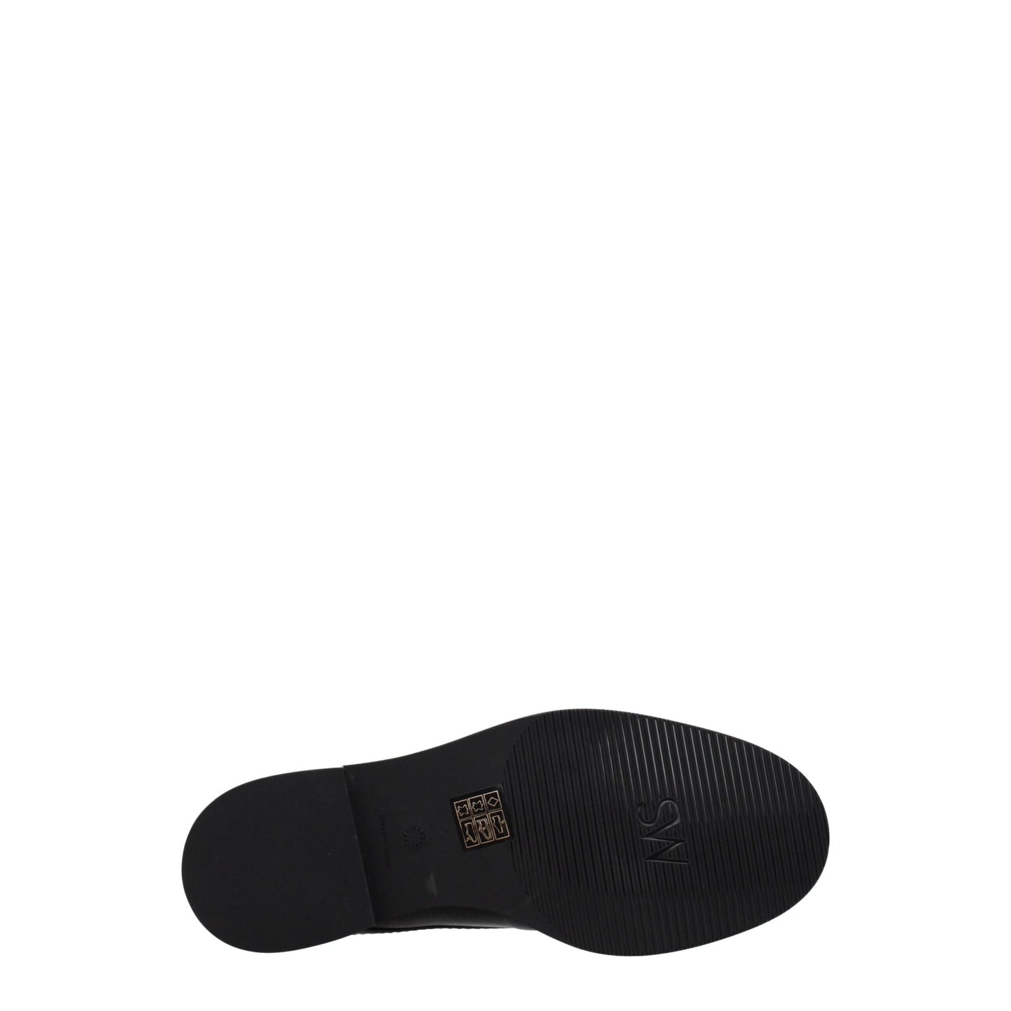 Stuart Weitzman – Oxfords und Derbys aus schwarzem Leder
