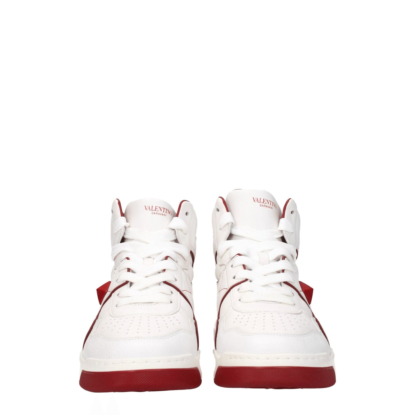 Valentino Garavani – Hohe Sneakers aus weißem Leder