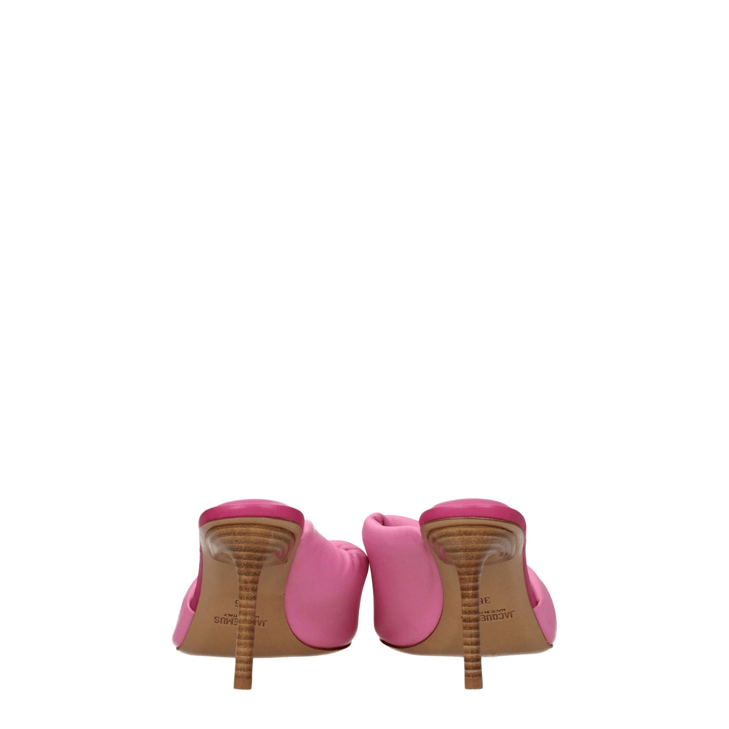 Jacquemus – Sandalen aus rosa Leder mit Stilettoabsatz
