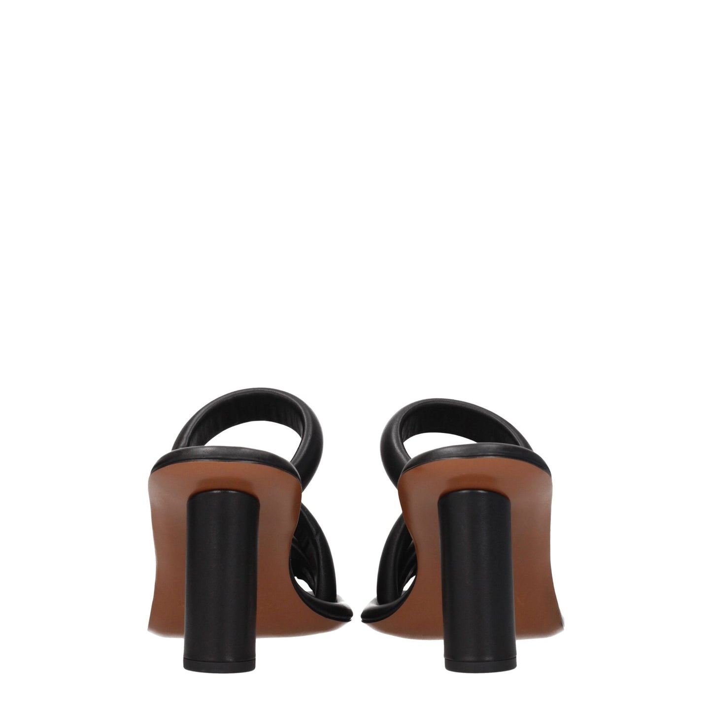 Ambush – Schwarze Sandalen aus Leder mit Stilettoabsatz