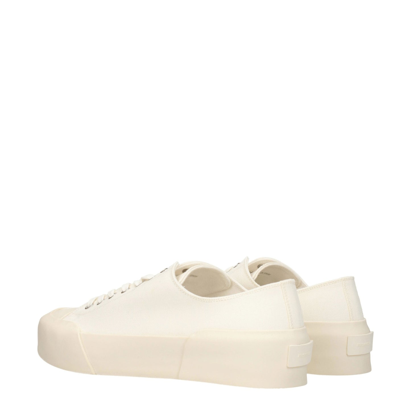 Baskets basses Jil Sander en tissu beige