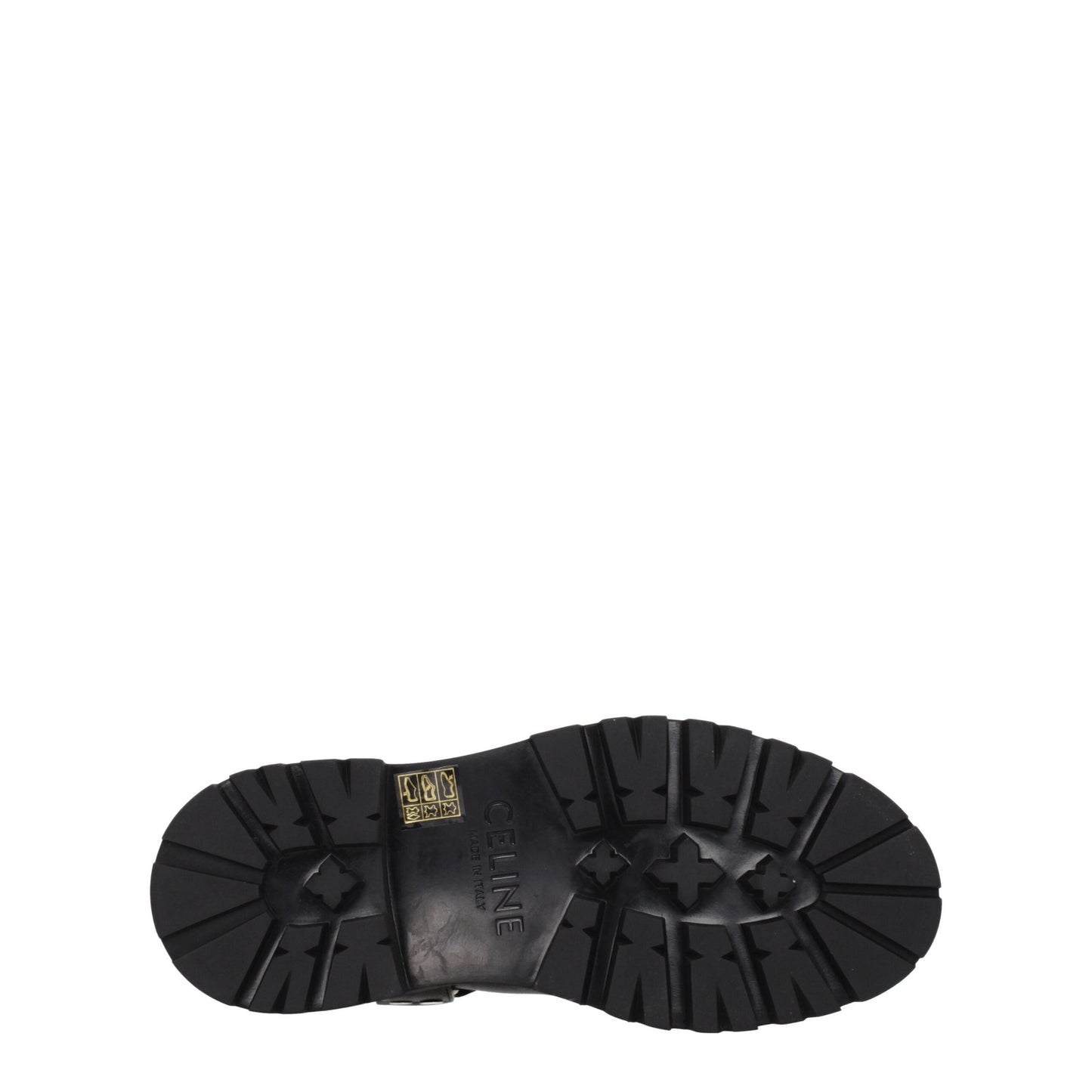 Celine Stiefeletten aus goldenem Leder