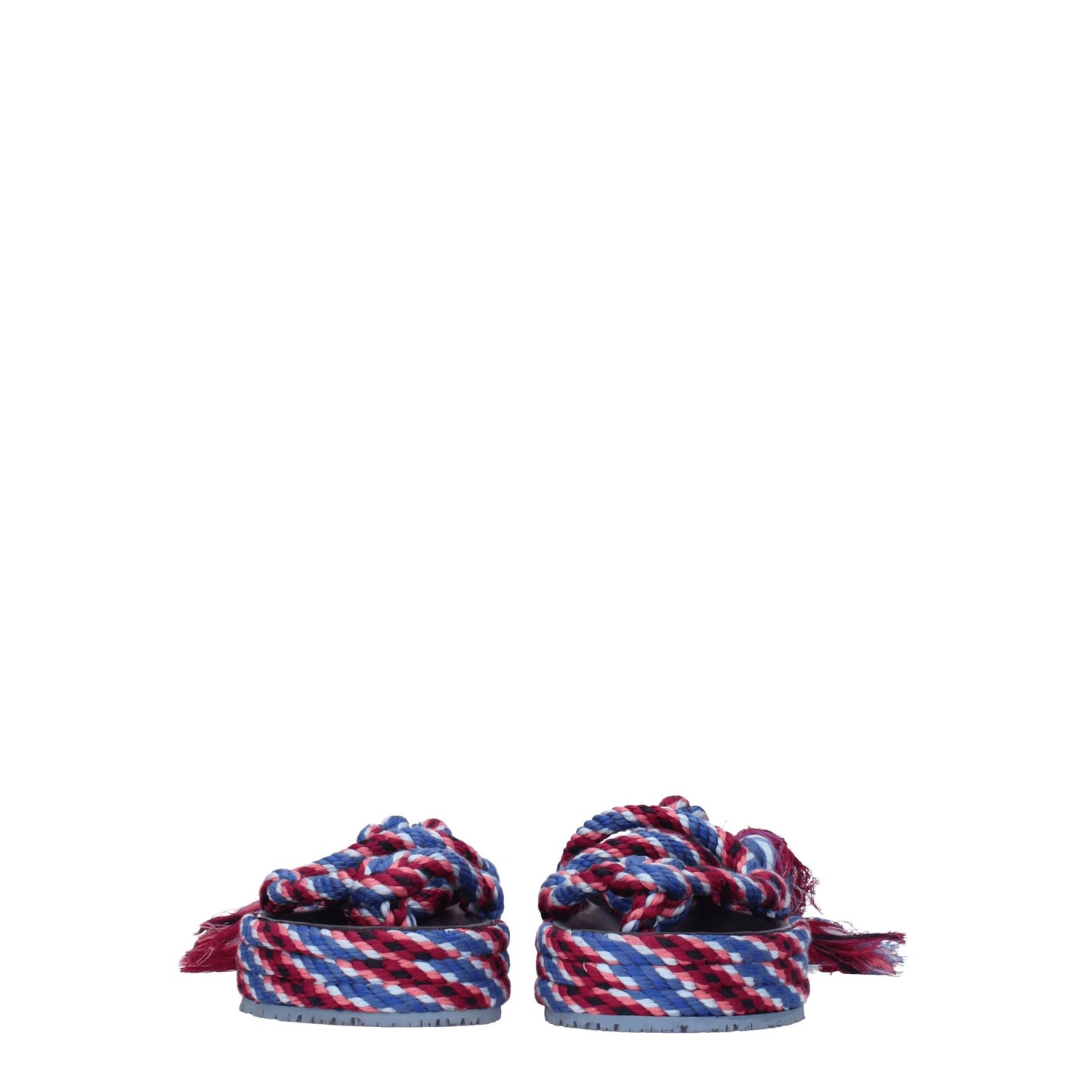 Isabel Marant – Flache Sandalen aus blauem Stoff