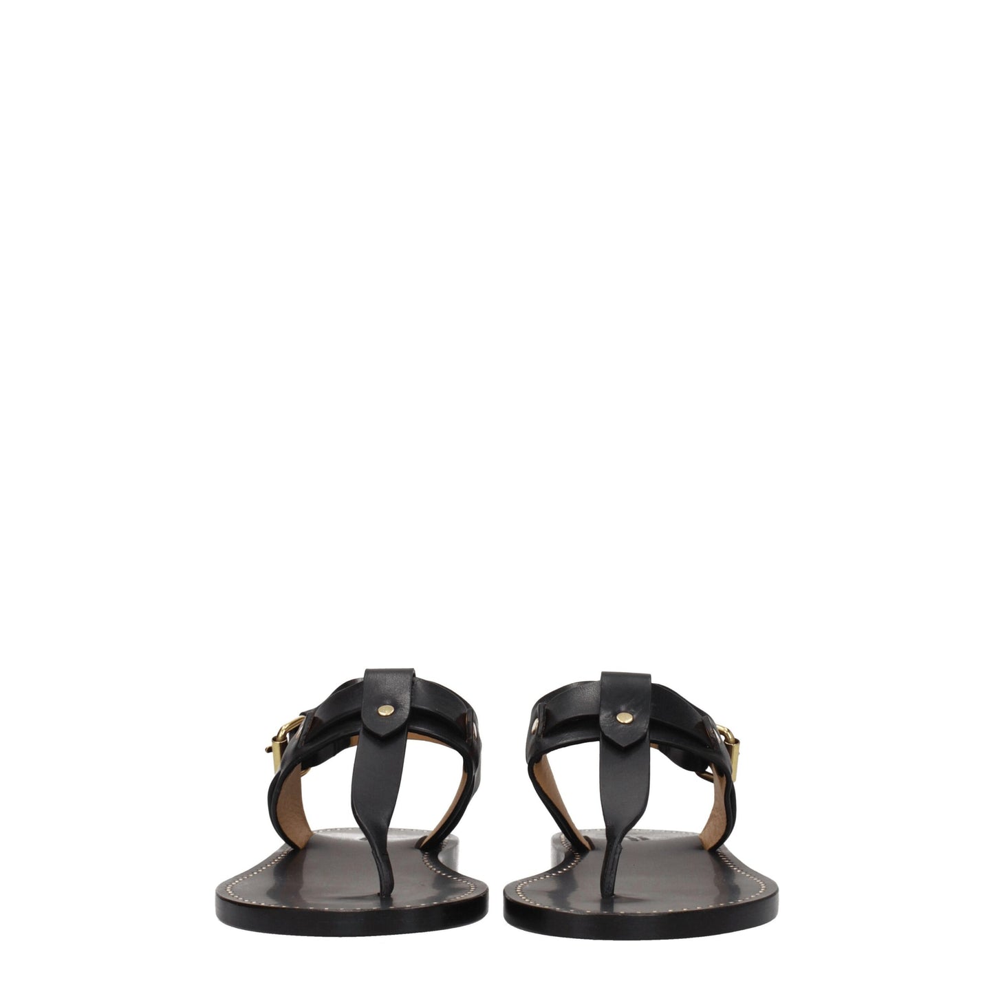 Isabel Marant – Flip-Flop-Sandalen aus schwarzem Leder