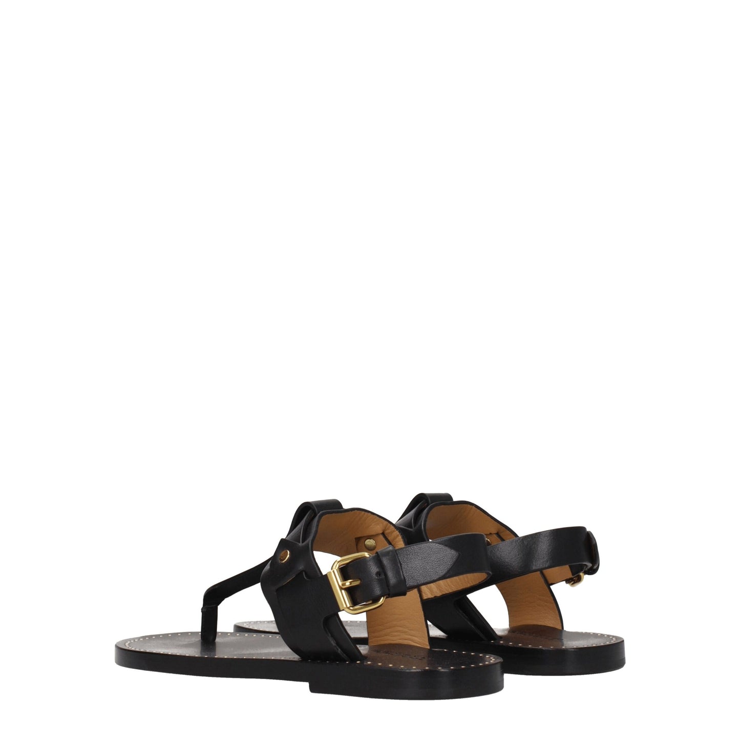 Isabel Marant – Flip-Flop-Sandalen aus schwarzem Leder