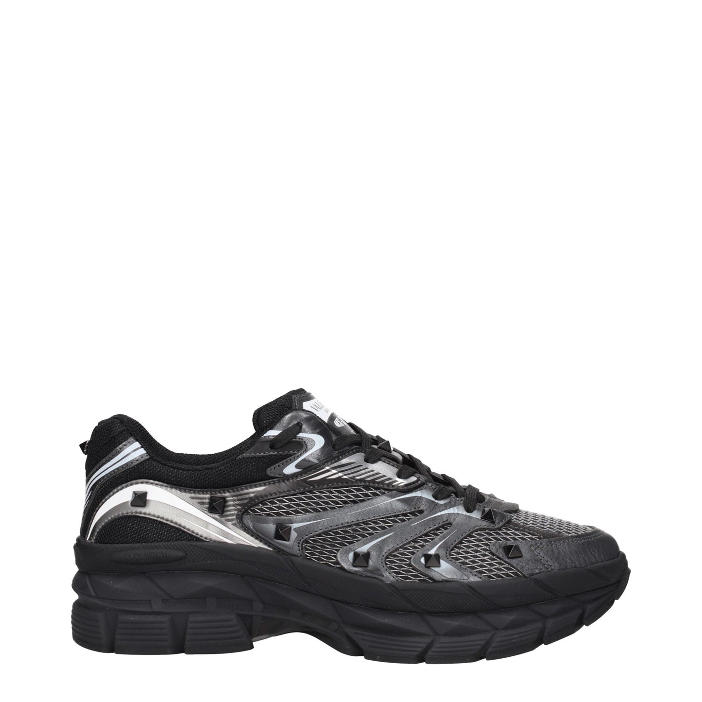 Valentino Garavani – Sportliche Sneakers aus schwarzem Stoff