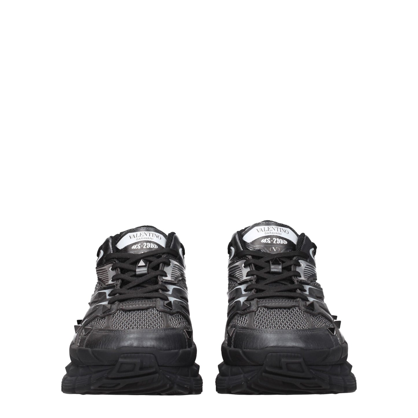 Valentino Garavani – Sportliche Sneakers aus schwarzem Stoff