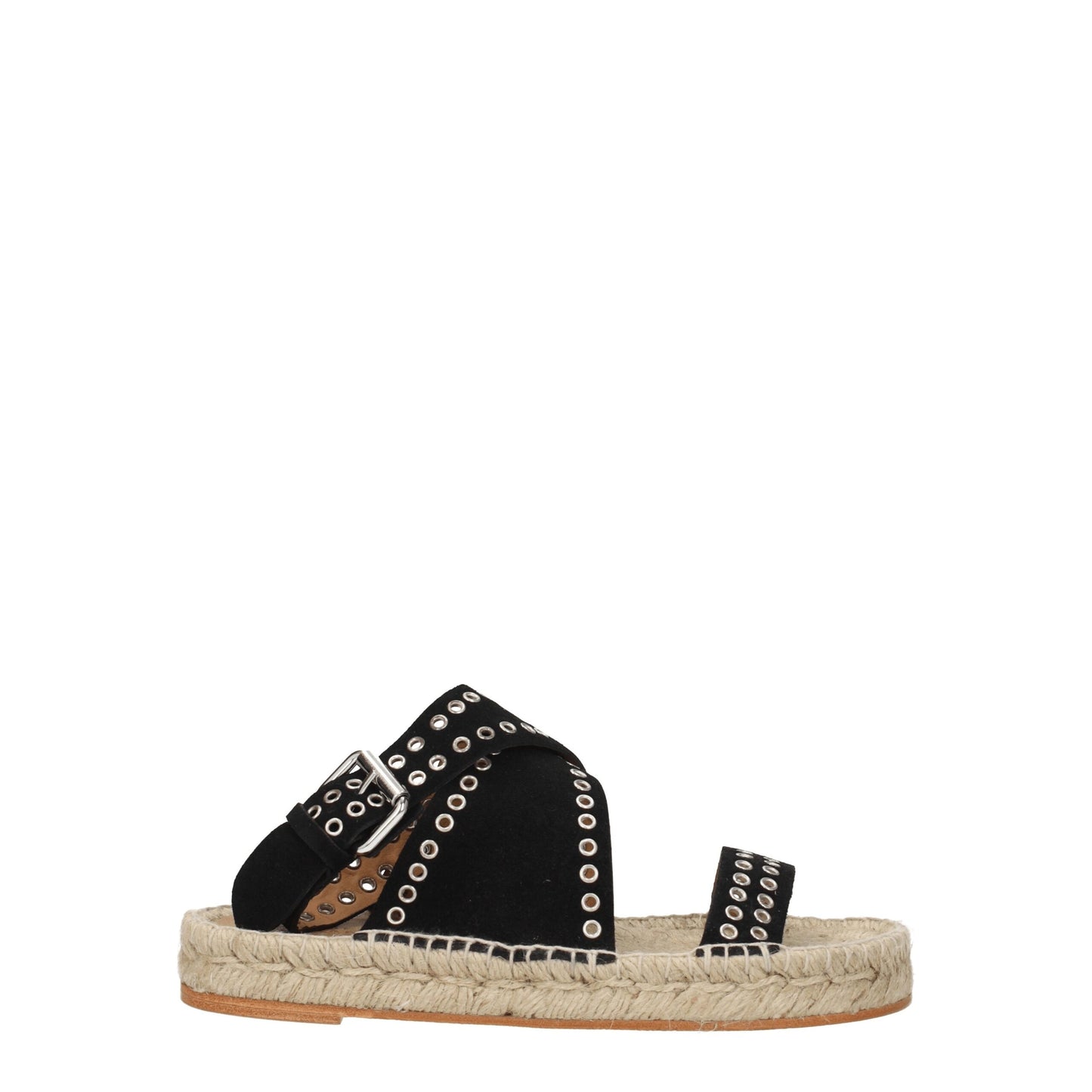 Isabel Marant – Flache Sandalen aus schwarzem Leder