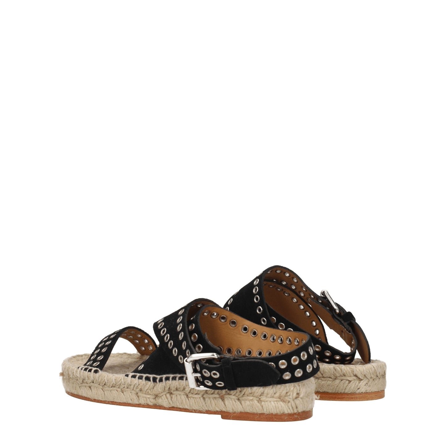 Isabel Marant – Flache Sandalen aus schwarzem Leder