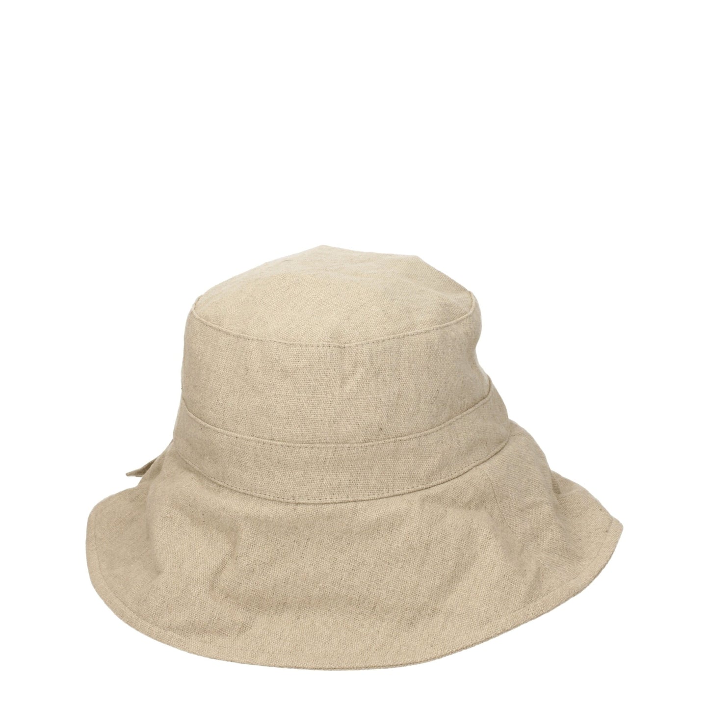 Beige Leinen-Eimerhüte von Jacquemus