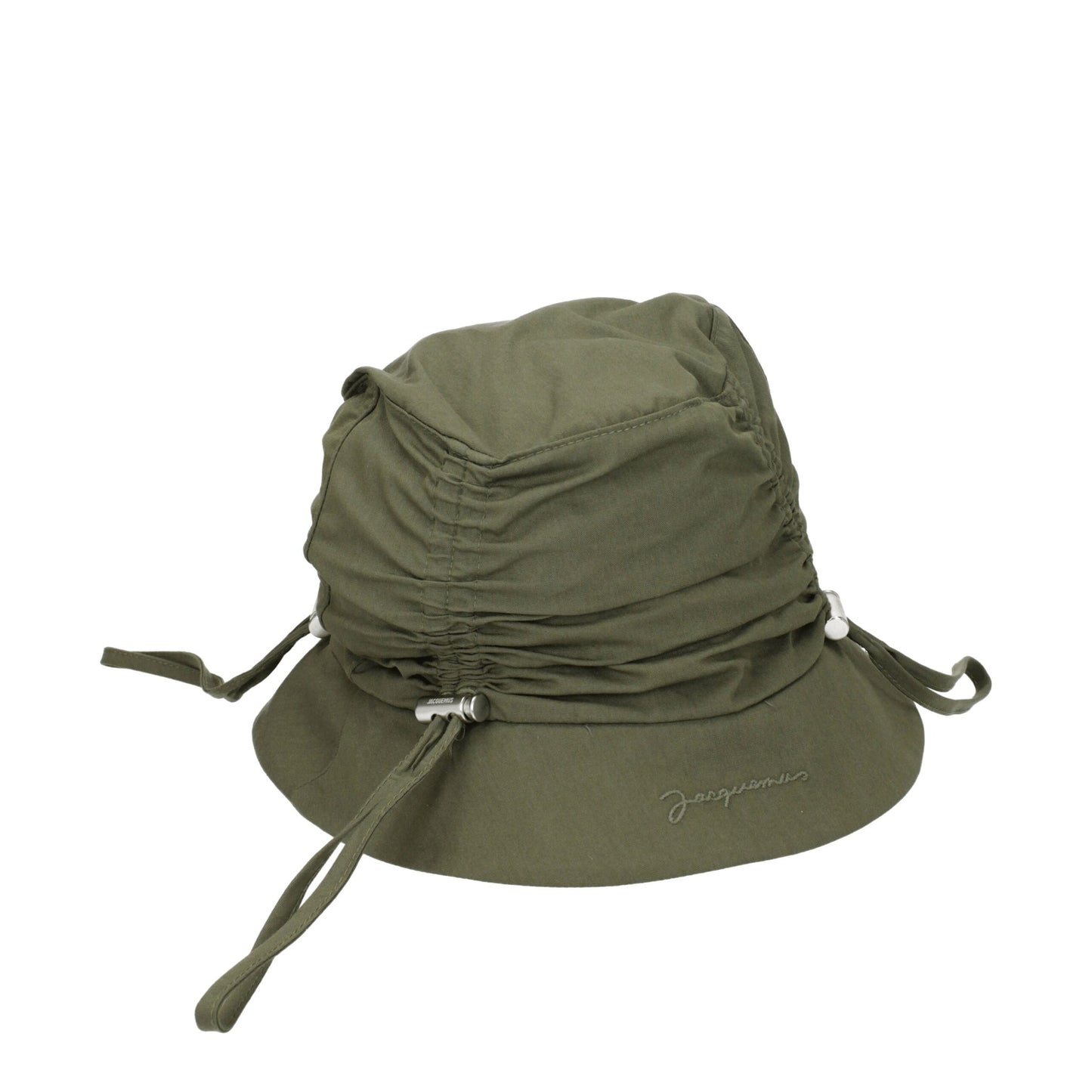 Jacquemus Grüne Fischerhüte aus Baumwolle