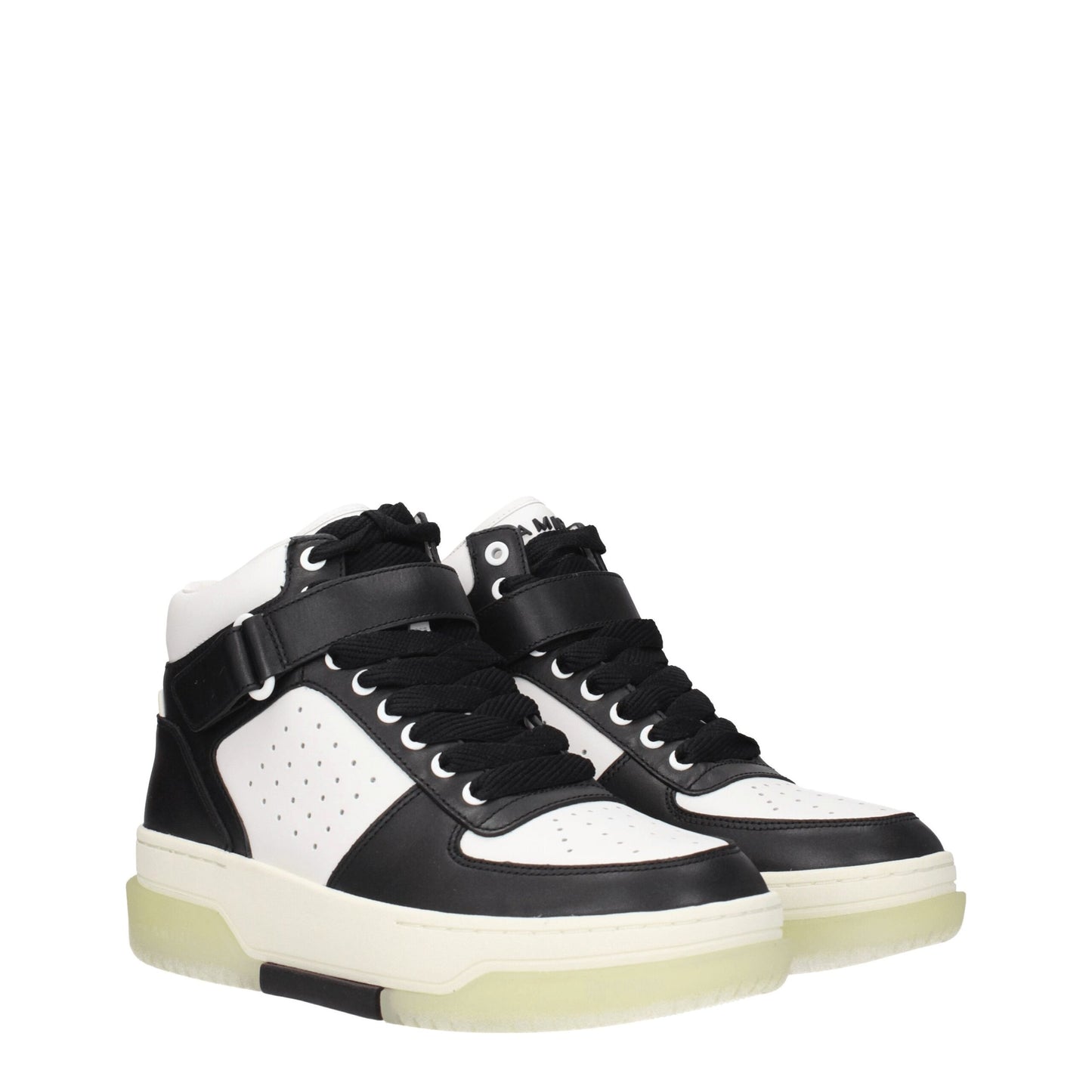 Amiri – Schwarze High-Top-Sneaker aus Leder