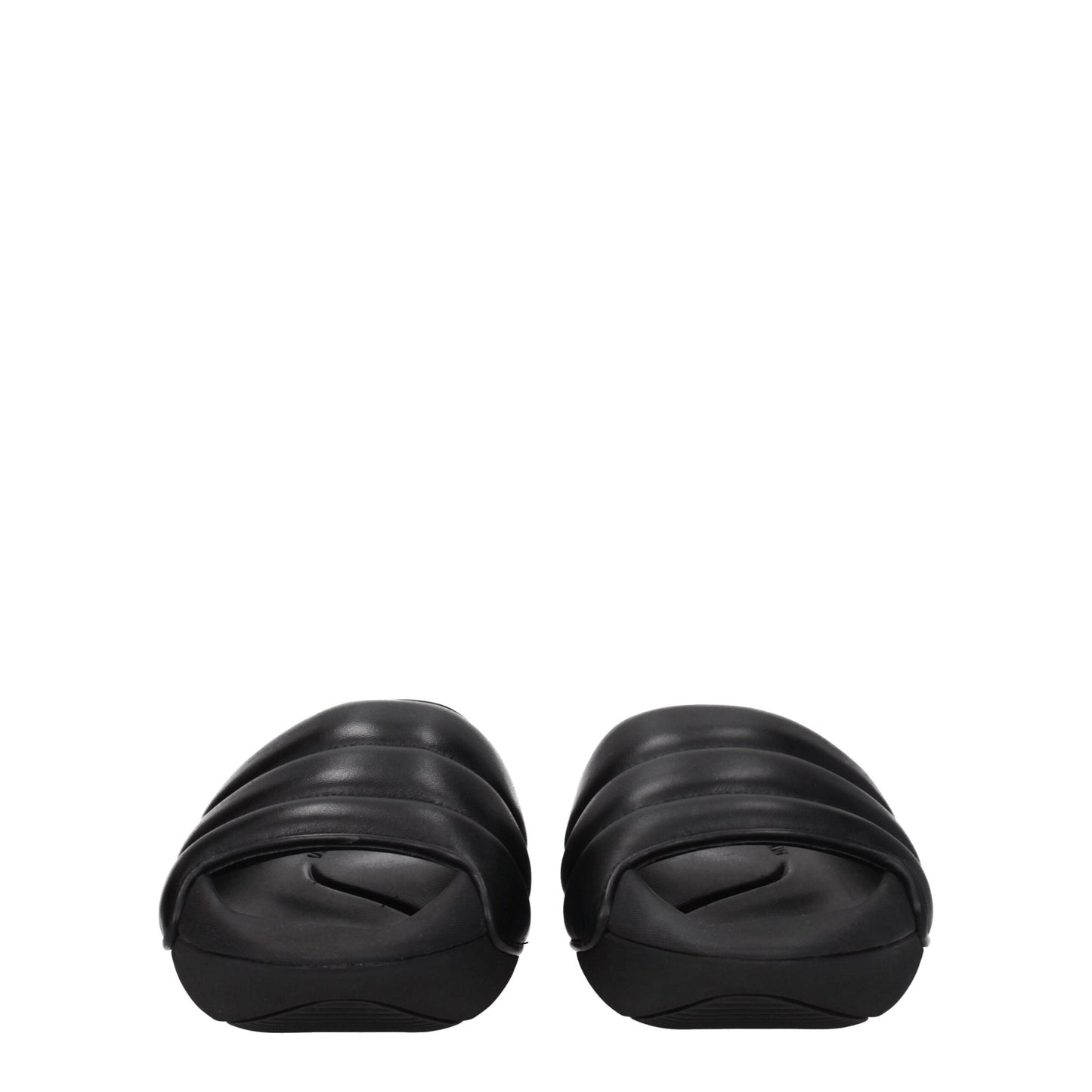Balmain – Schwarze Slipper-Sandalen aus Leder