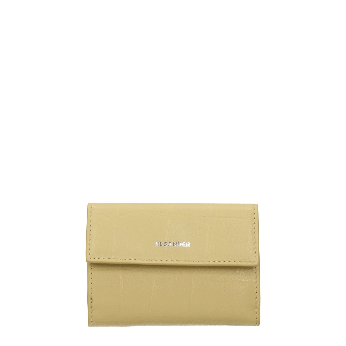 Jil Sander Gelbe Ledergeldbörsen