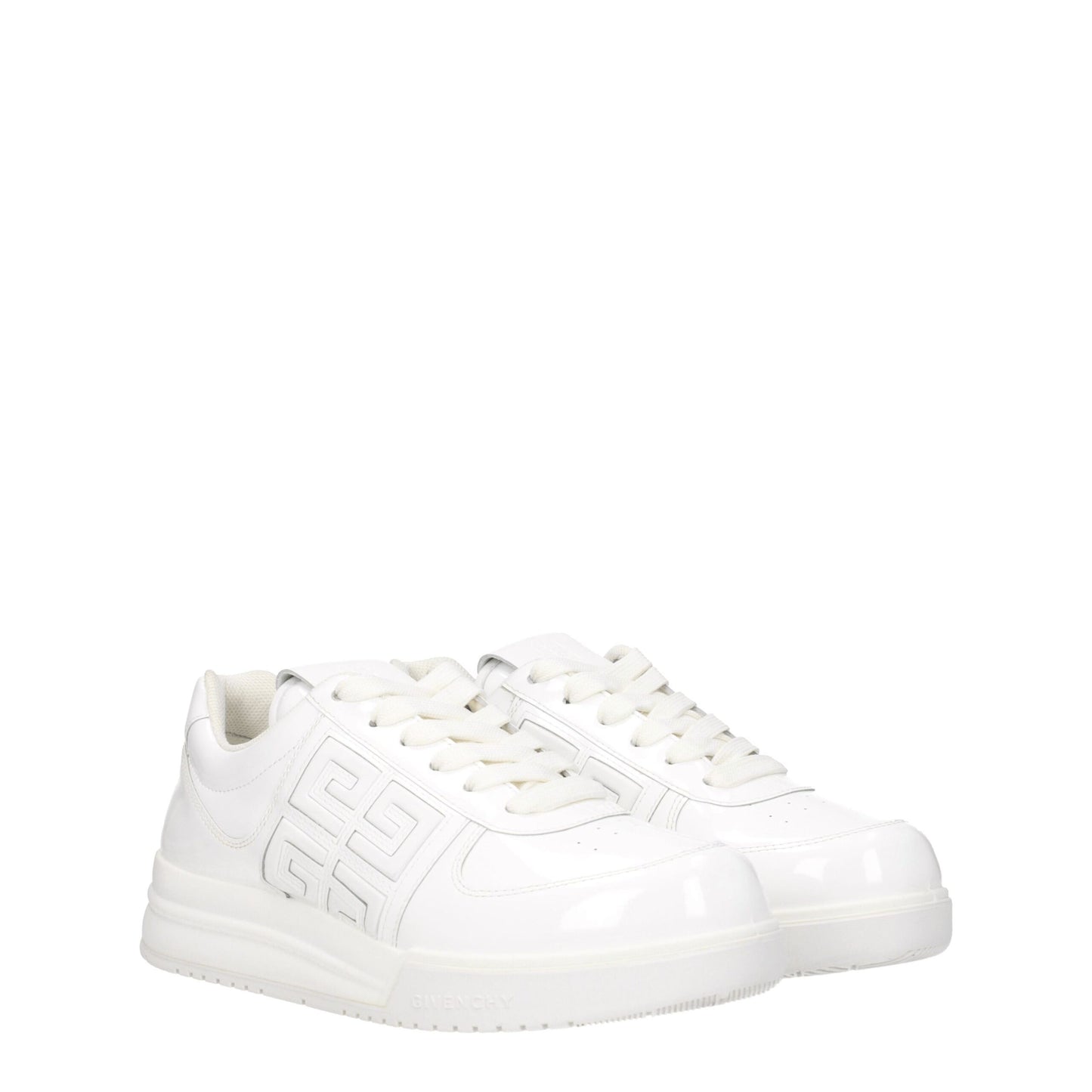 Givenchy Weiße niedrige Lederschuhe