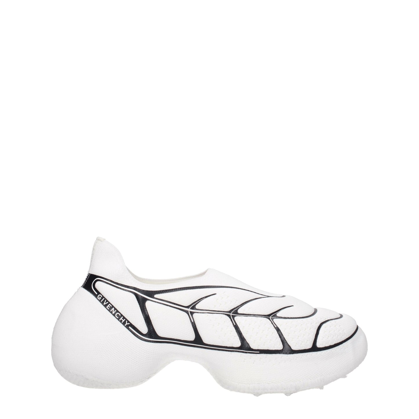 Givenchy – Niedrige Sneakers aus weißem Stoff
