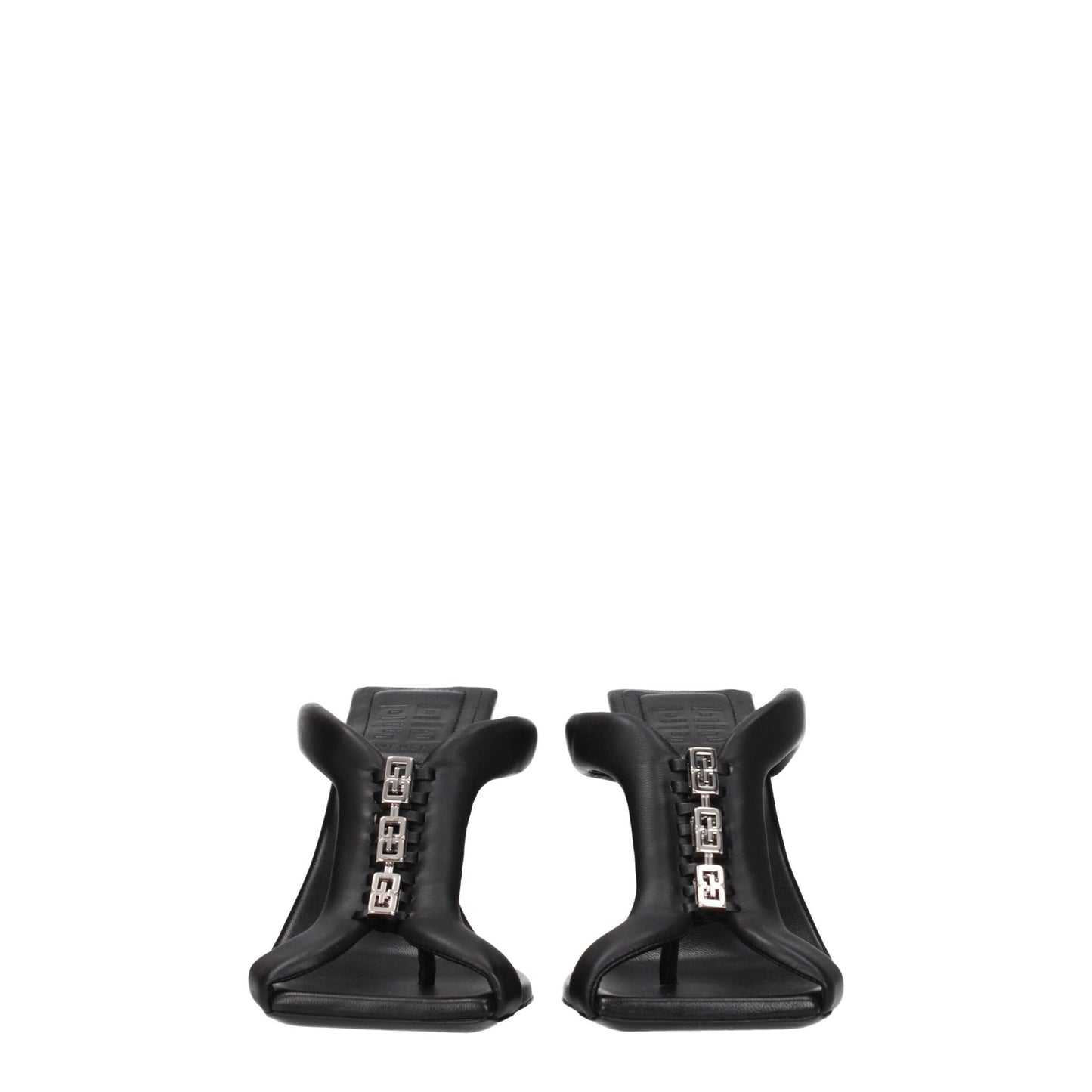 Givenchy – Schwarze Sandalen aus Leder mit Stilettoabsatz