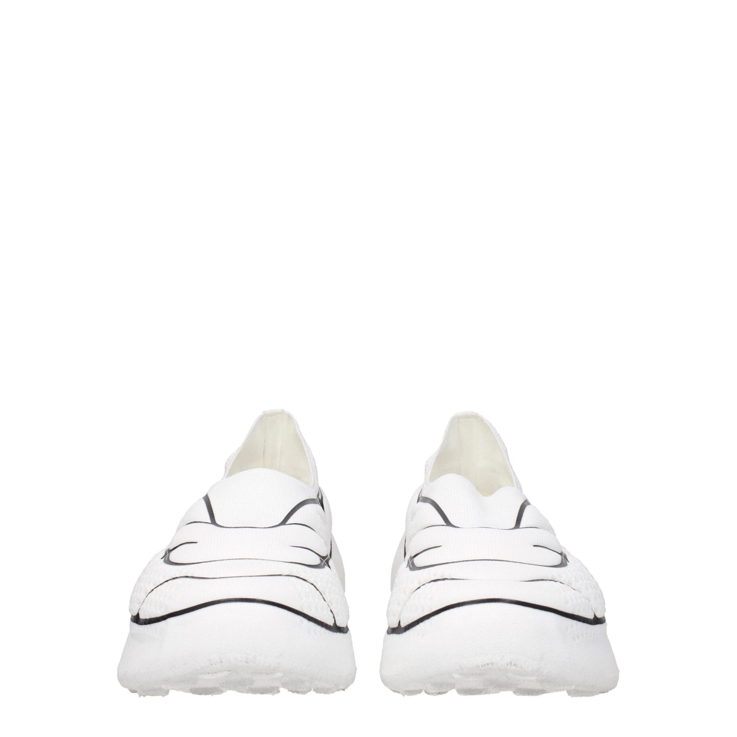 Givenchy – Niedrige Sneakers aus weißem Stoff