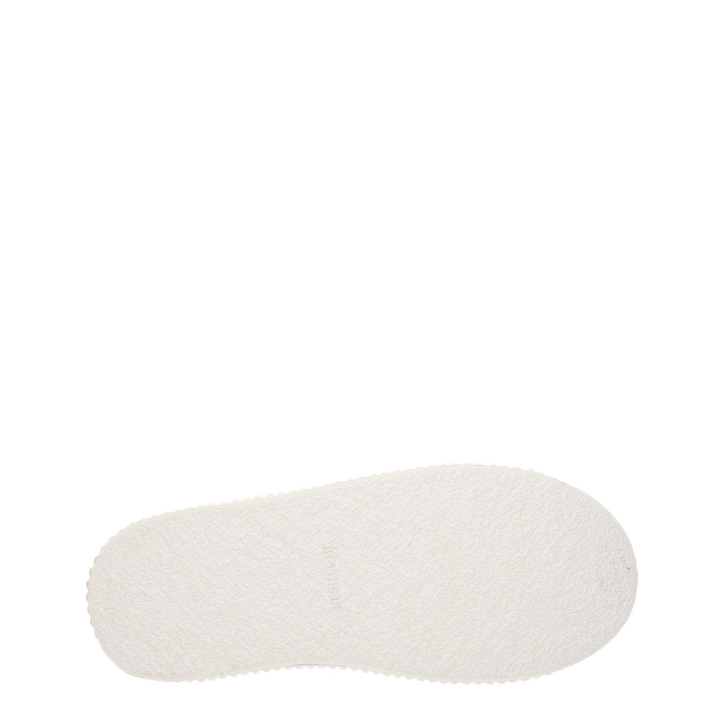 Baskets à plateforme en tissu blanc Jil Sander