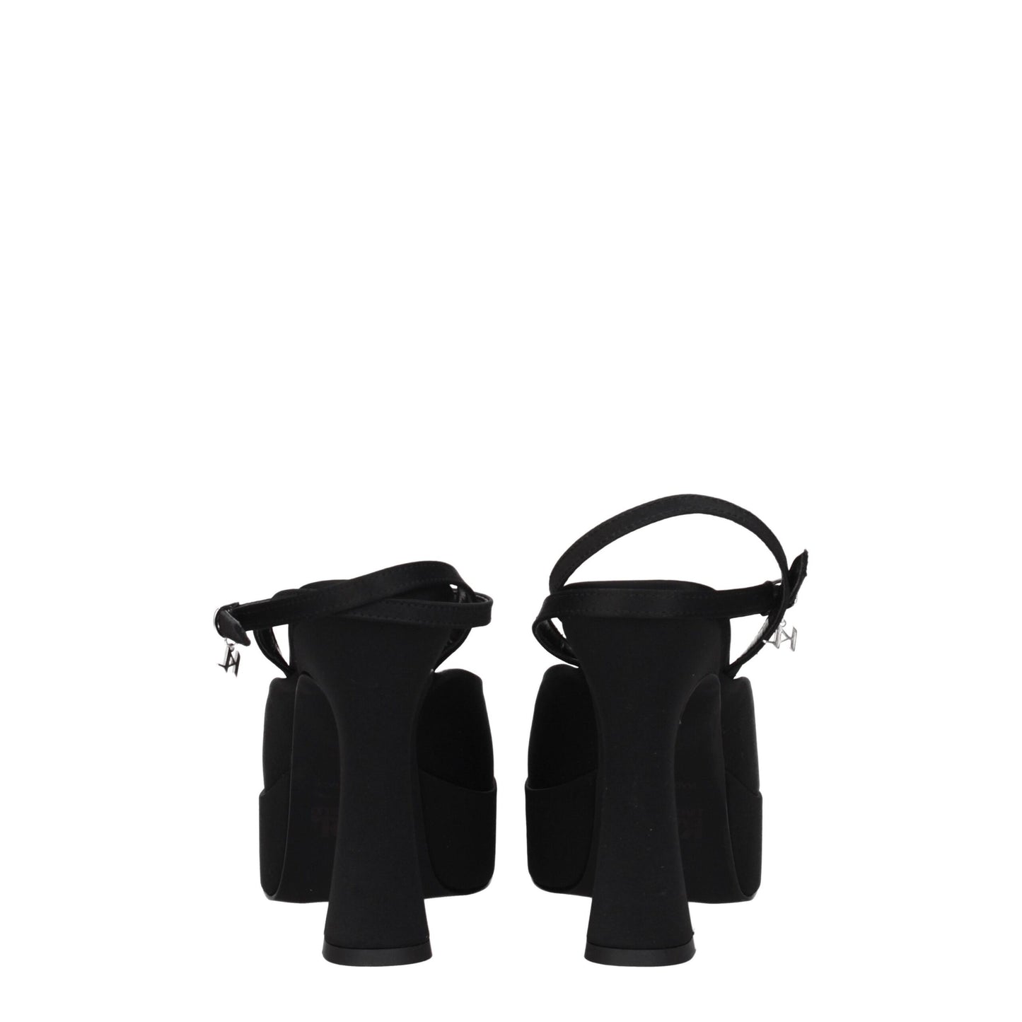 Plateformes en tissu noir Karl Lagerfeld