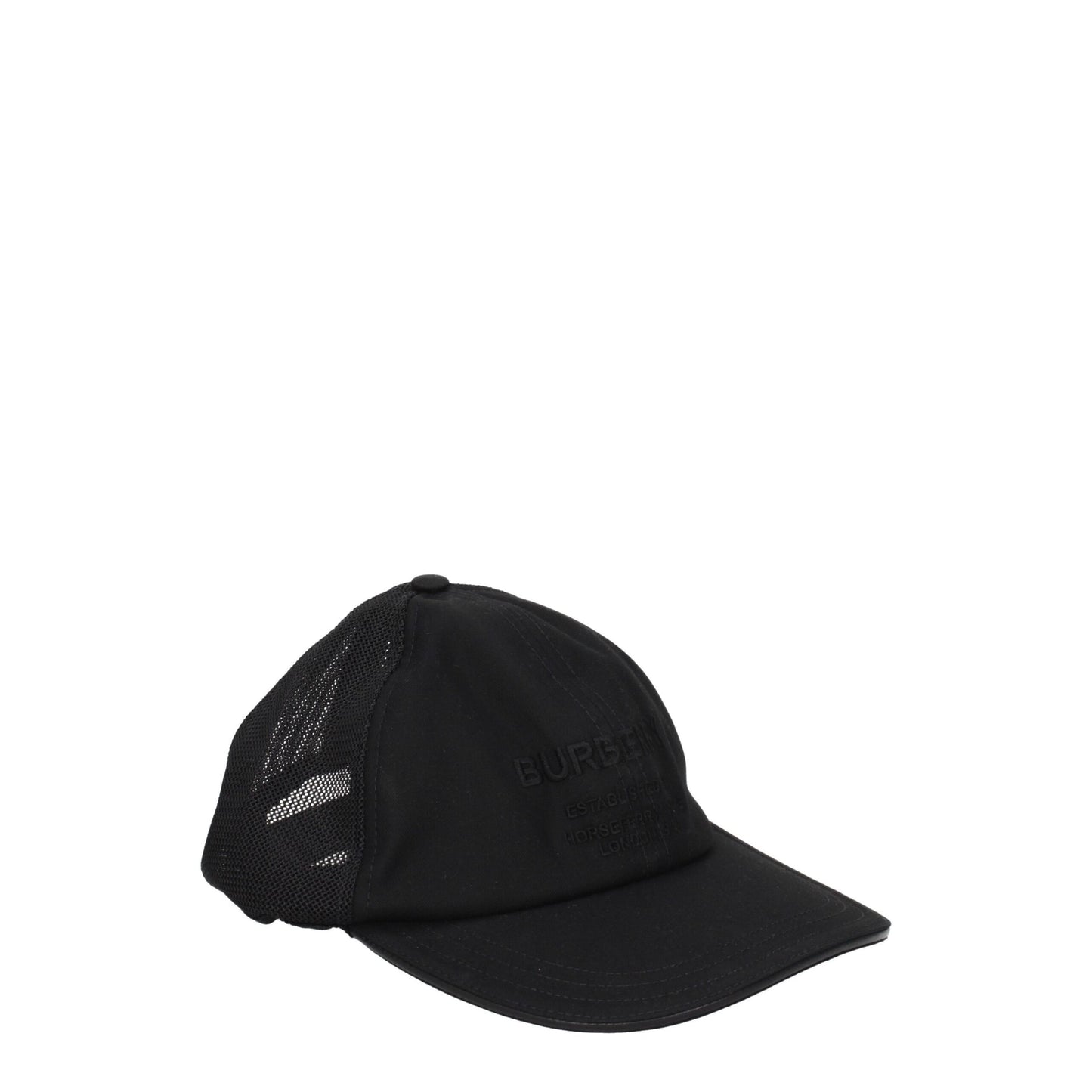Bonnet en coton noir (casquette de baseball)