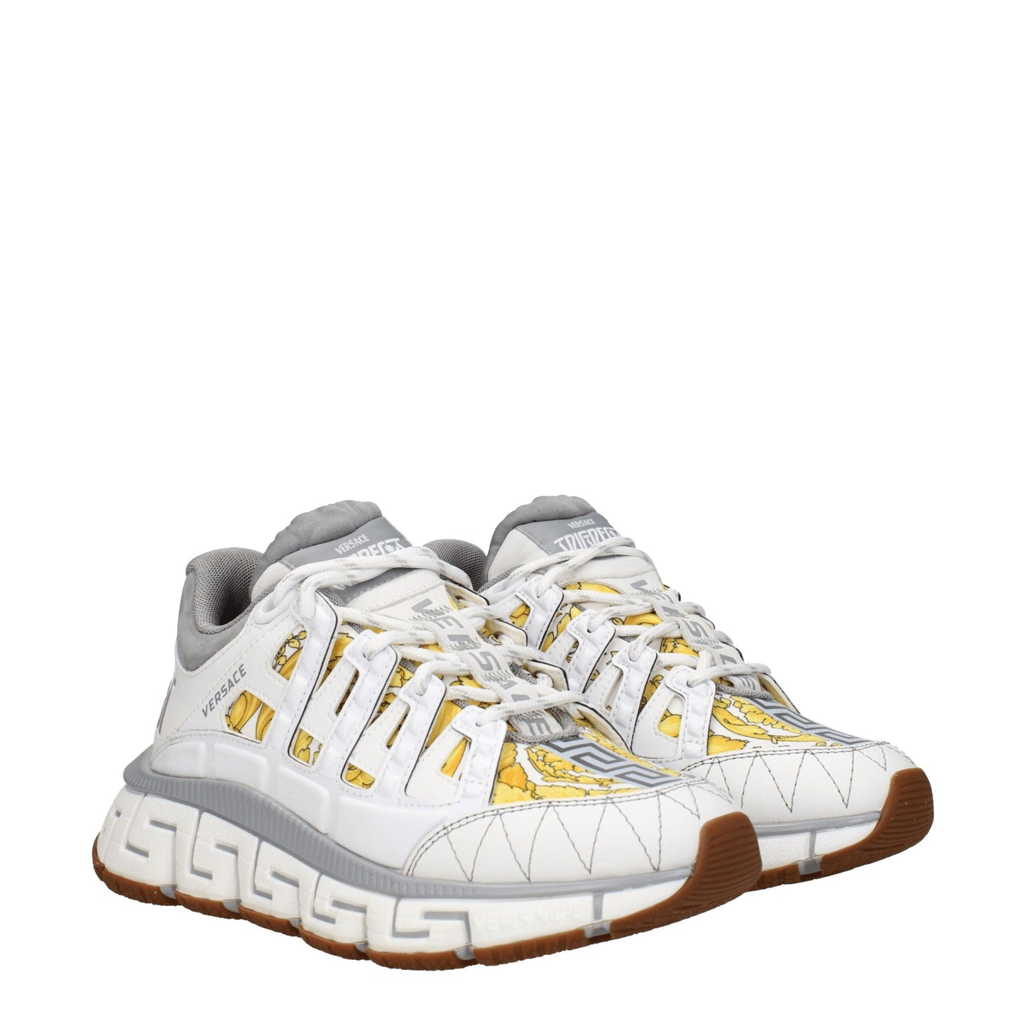 Versace Sportschuhe aus weißem Stoff