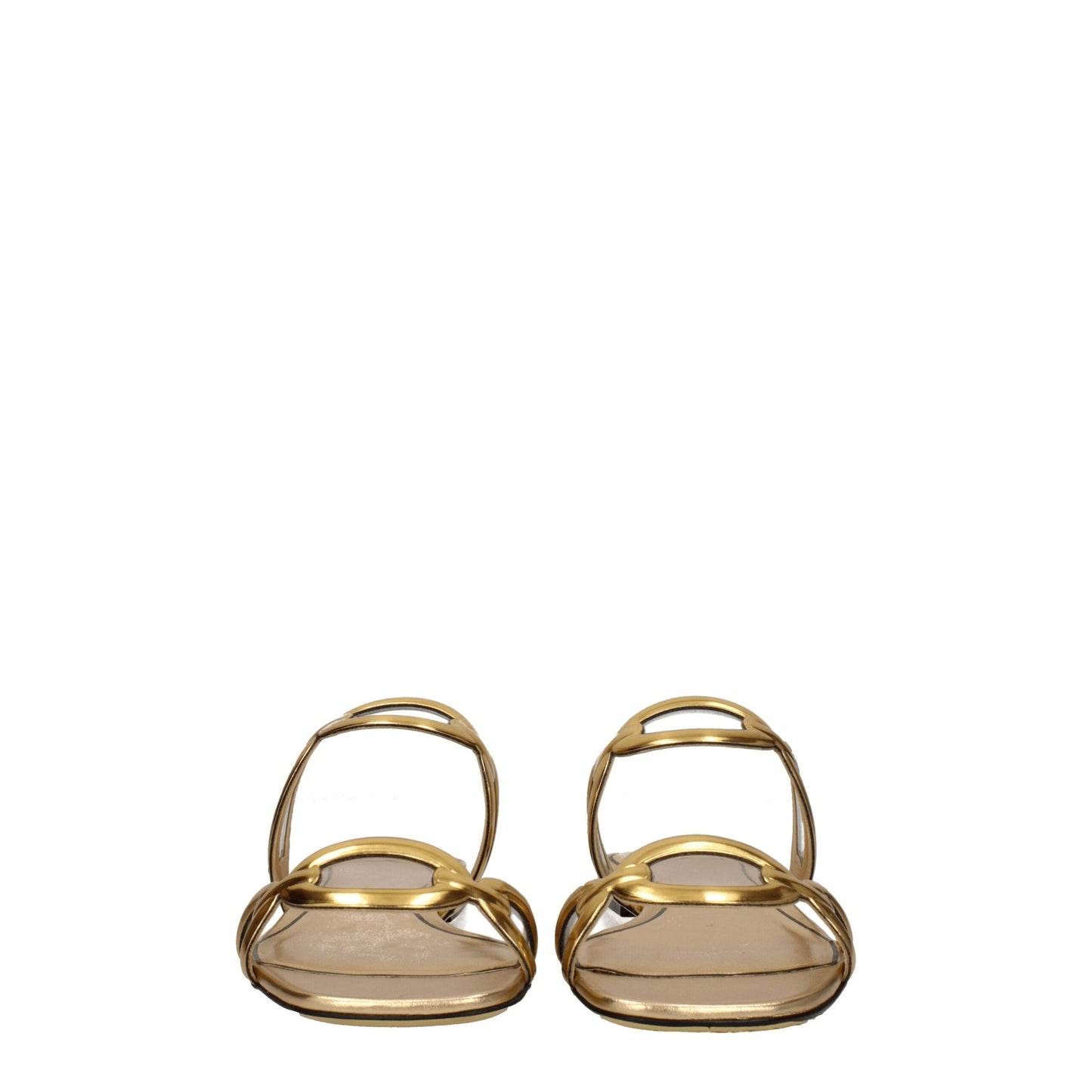 Valentino Garavani – Hausschuhe aus goldenem Leder