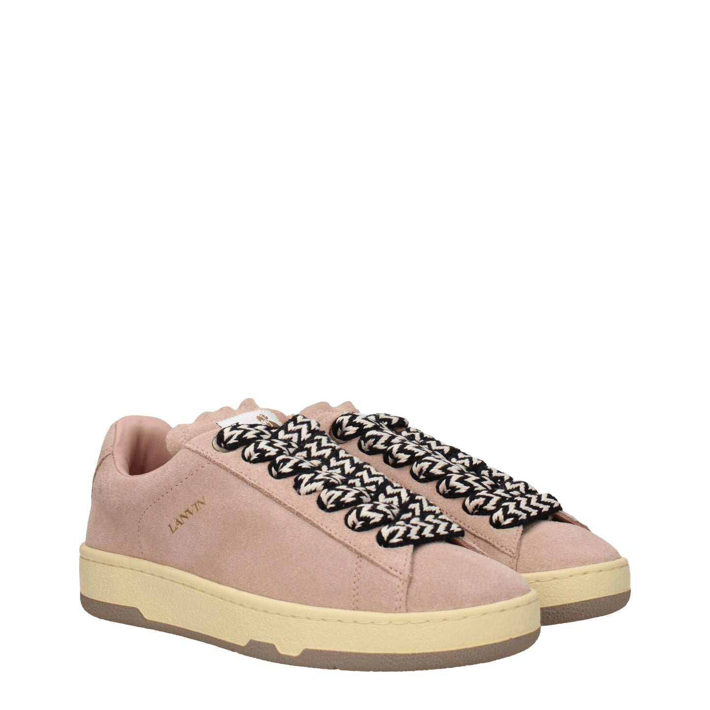 Lanvin Rosa Leder Niedrige Schuhe