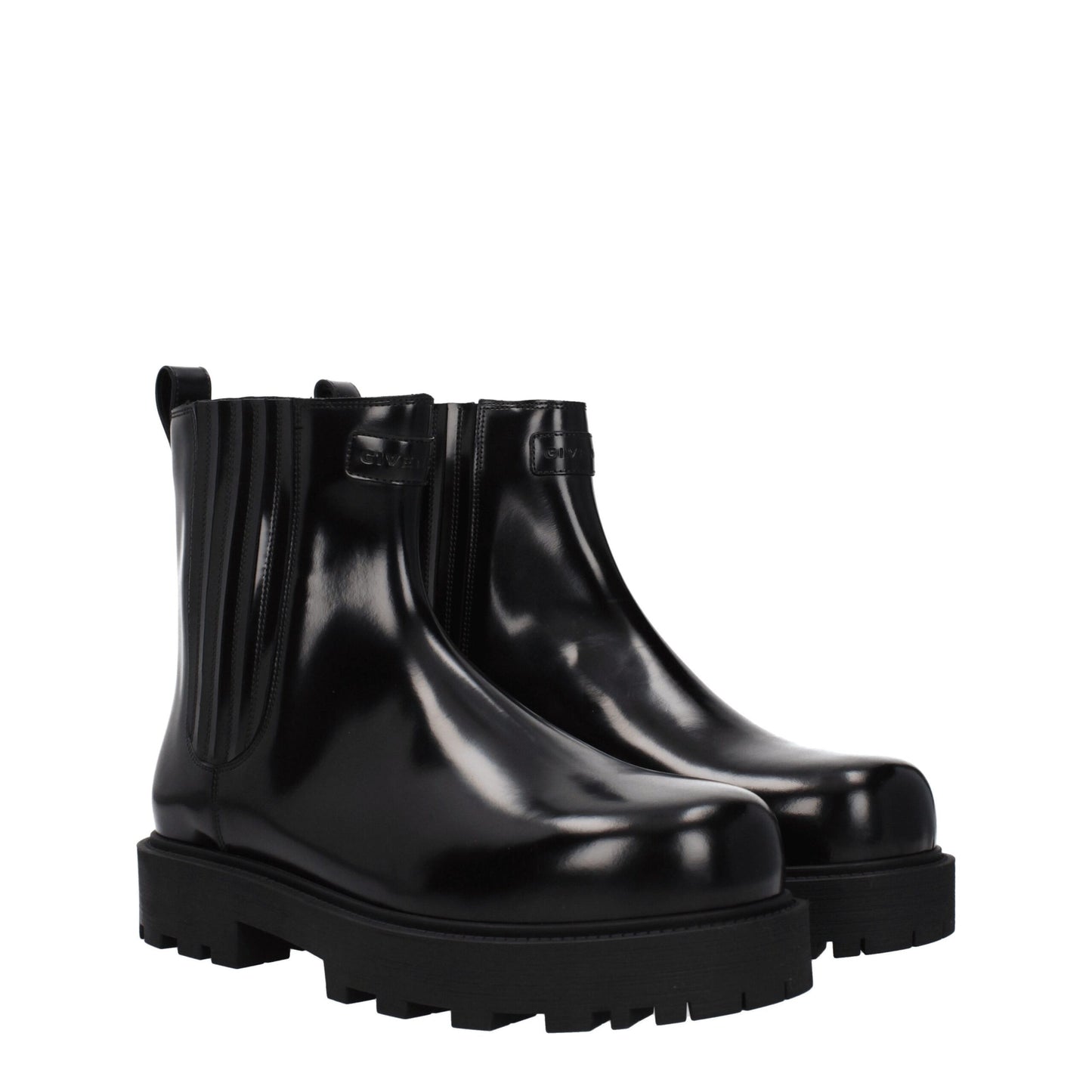 Givenchy – Schwarze Lederstiefeletten