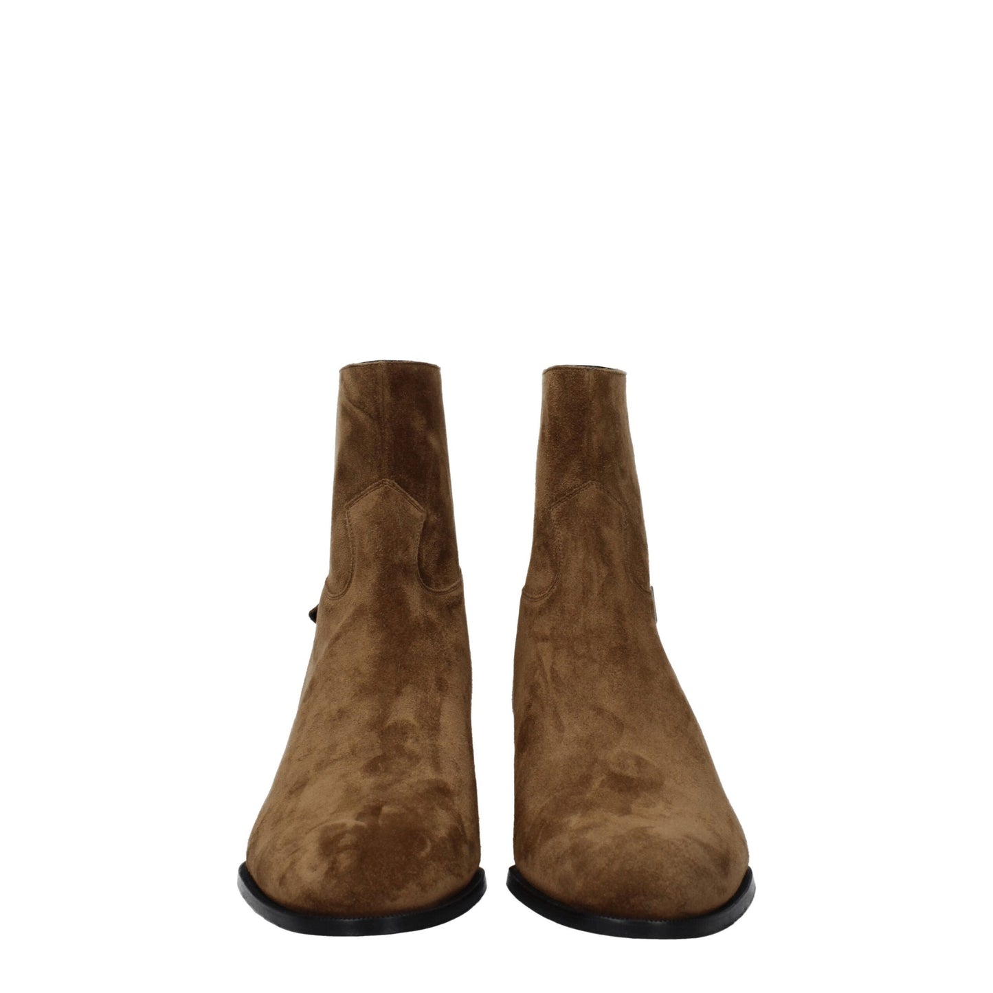 Celine Stiefeletten aus braunem Leder