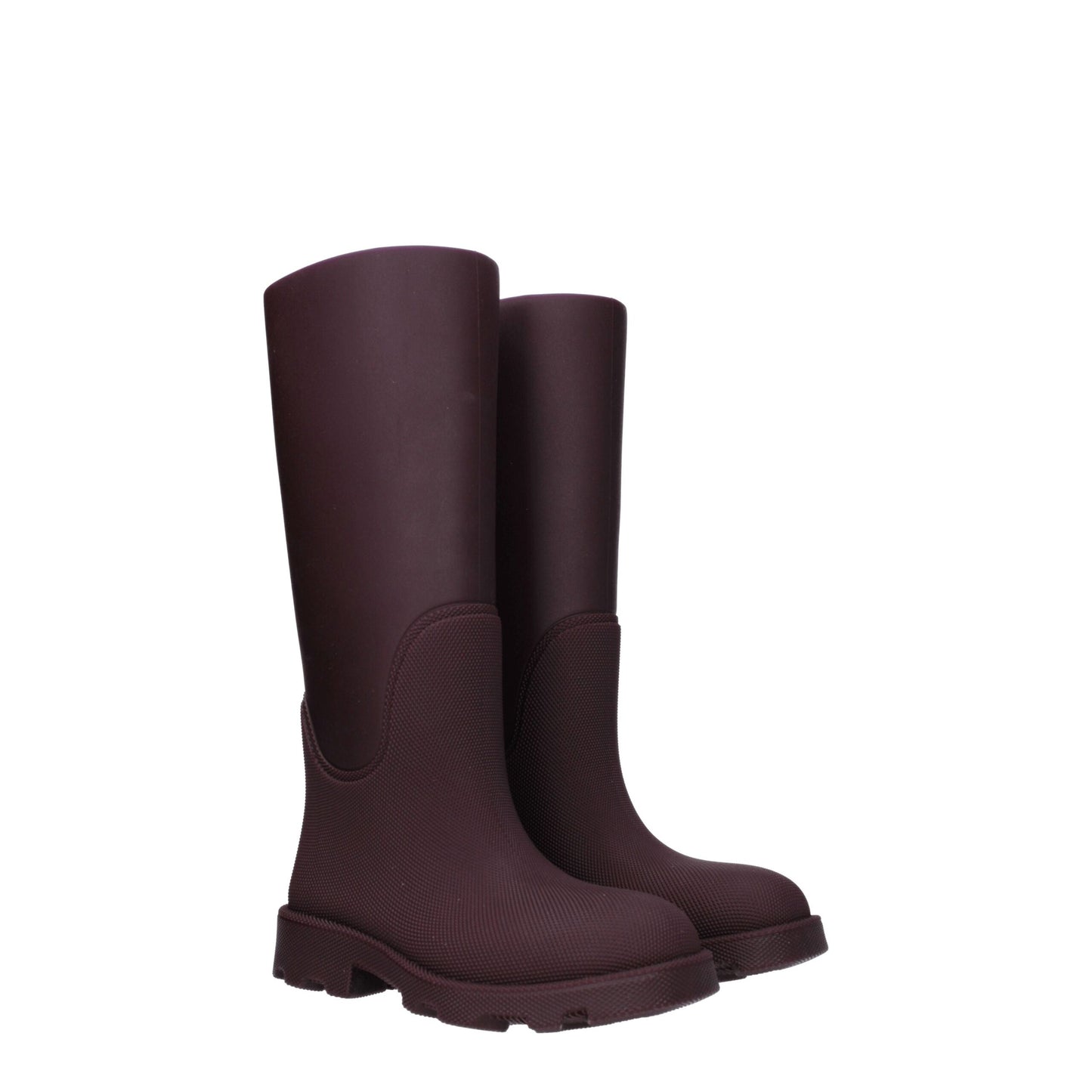 Burberry Rote Baumwollgummistiefel
