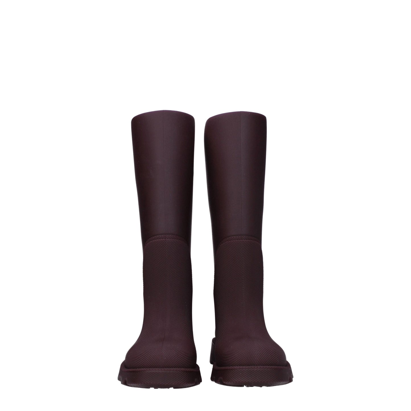 Burberry Rote Baumwollgummistiefel