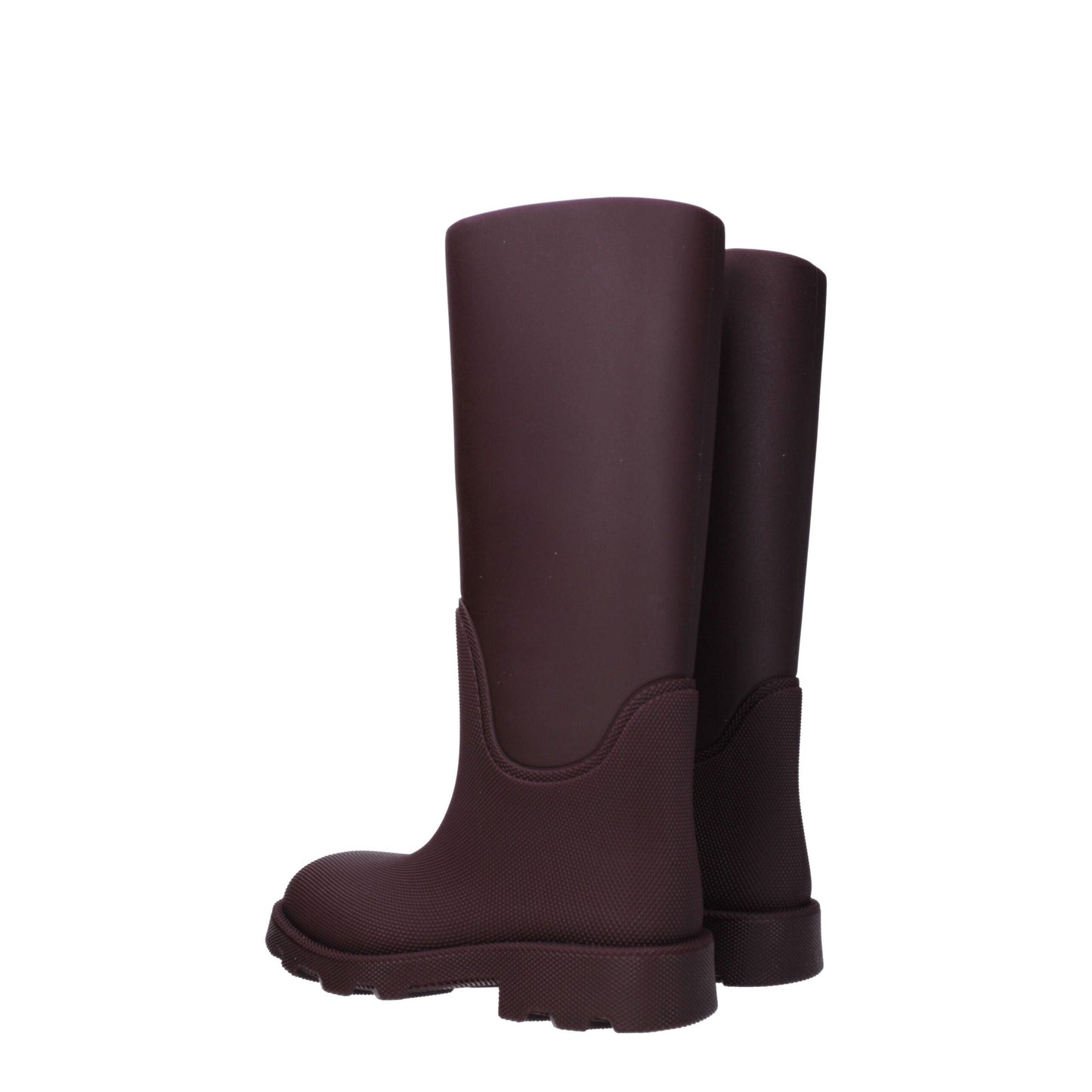 Burberry Rote Baumwollgummistiefel