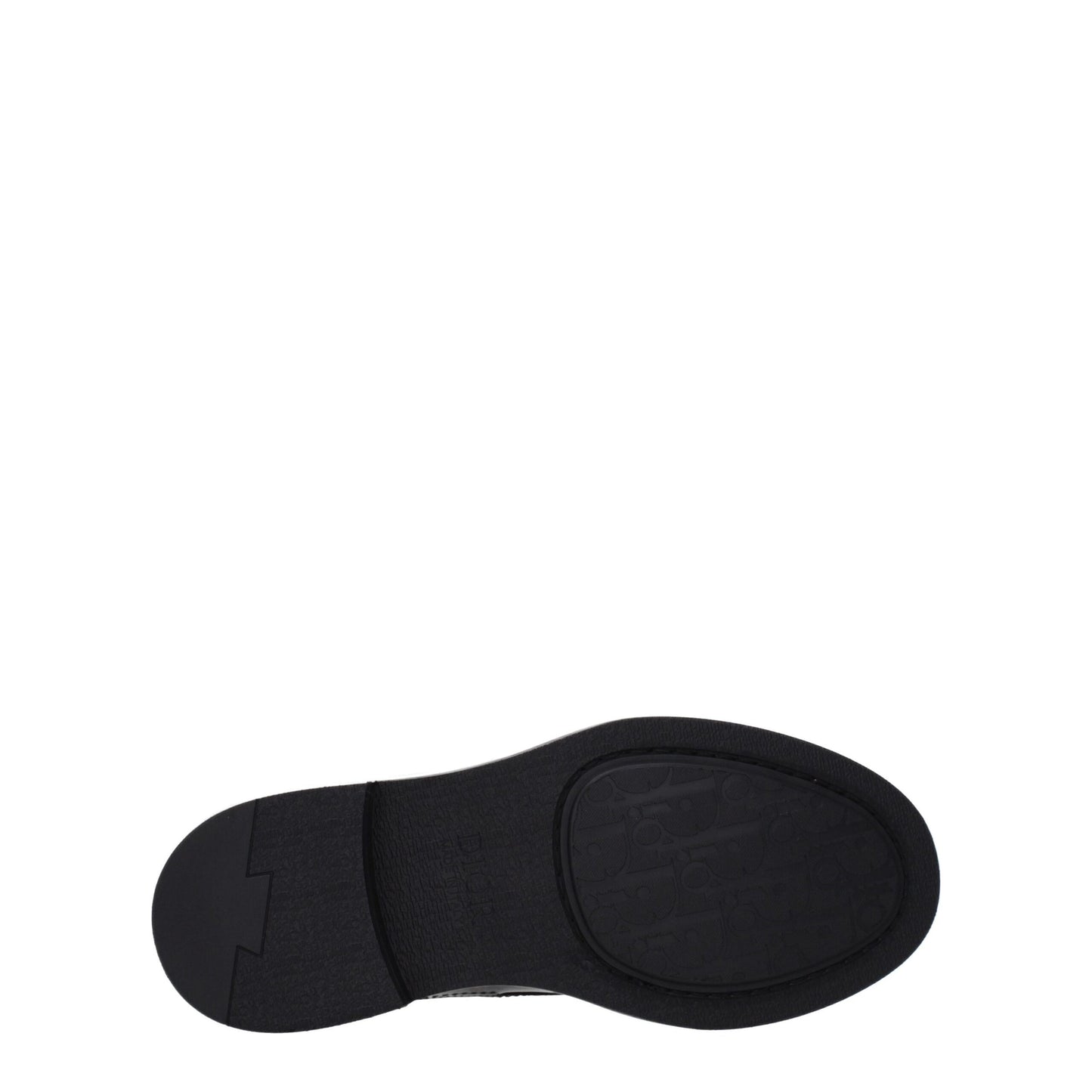 Bottines en cuir noir Christian Dior
